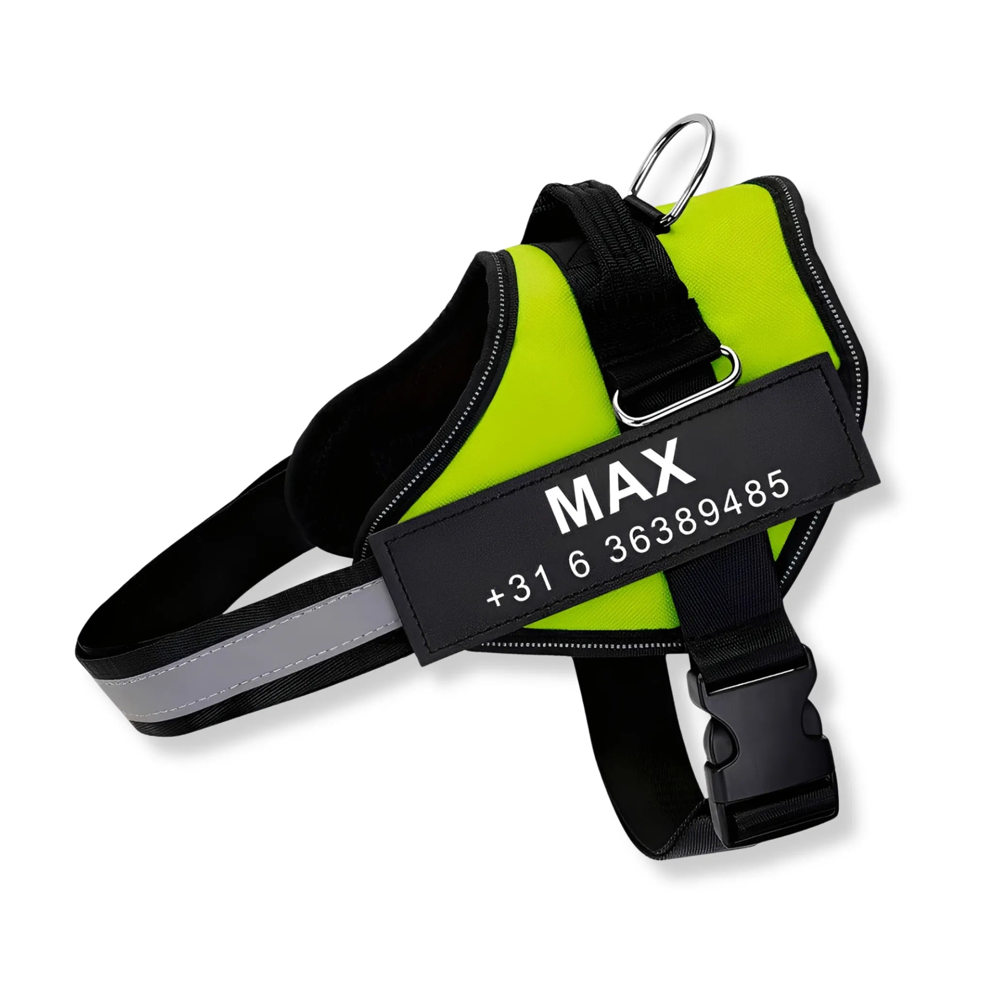Guardian – Anti-Trek Gepersonaliseerd Hondentuig met Naamgravure en Telefoonnummer | Comfortabel & Veilig