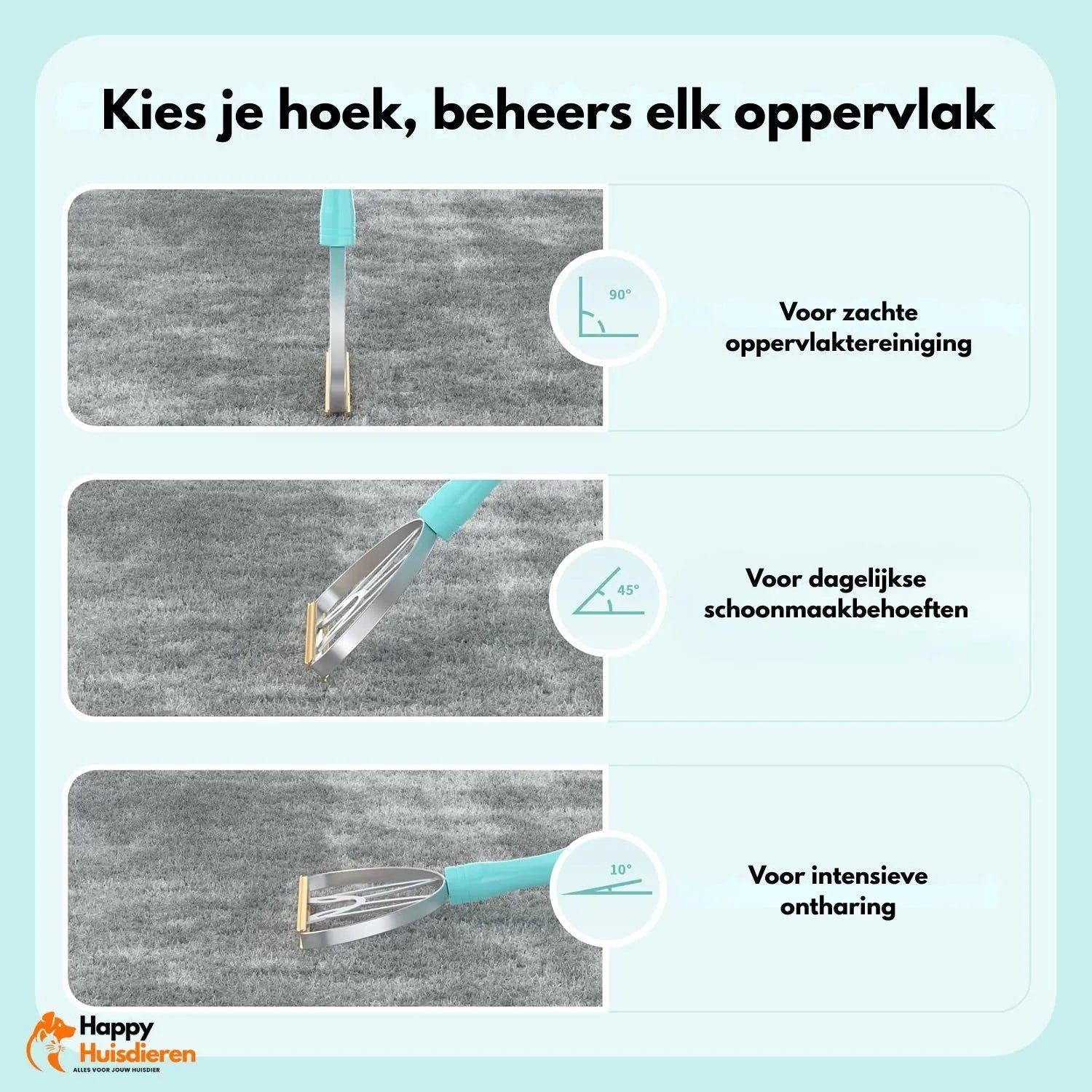 HairSweep | Multifunctionele borstel voor snelle haarverwijdering van huisdieren