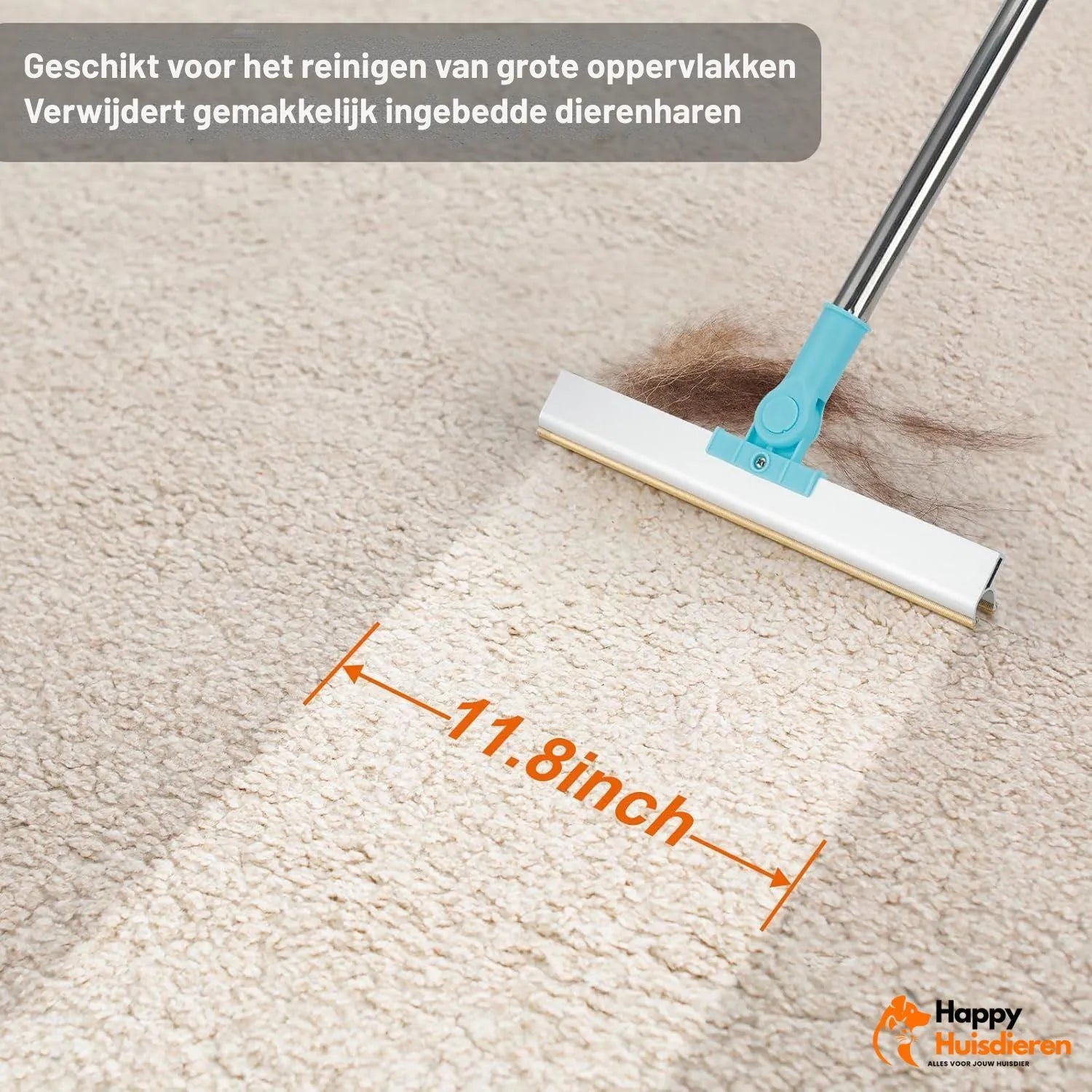 HairSweep | Multifunctionele borstel voor snelle haarverwijdering van huisdieren