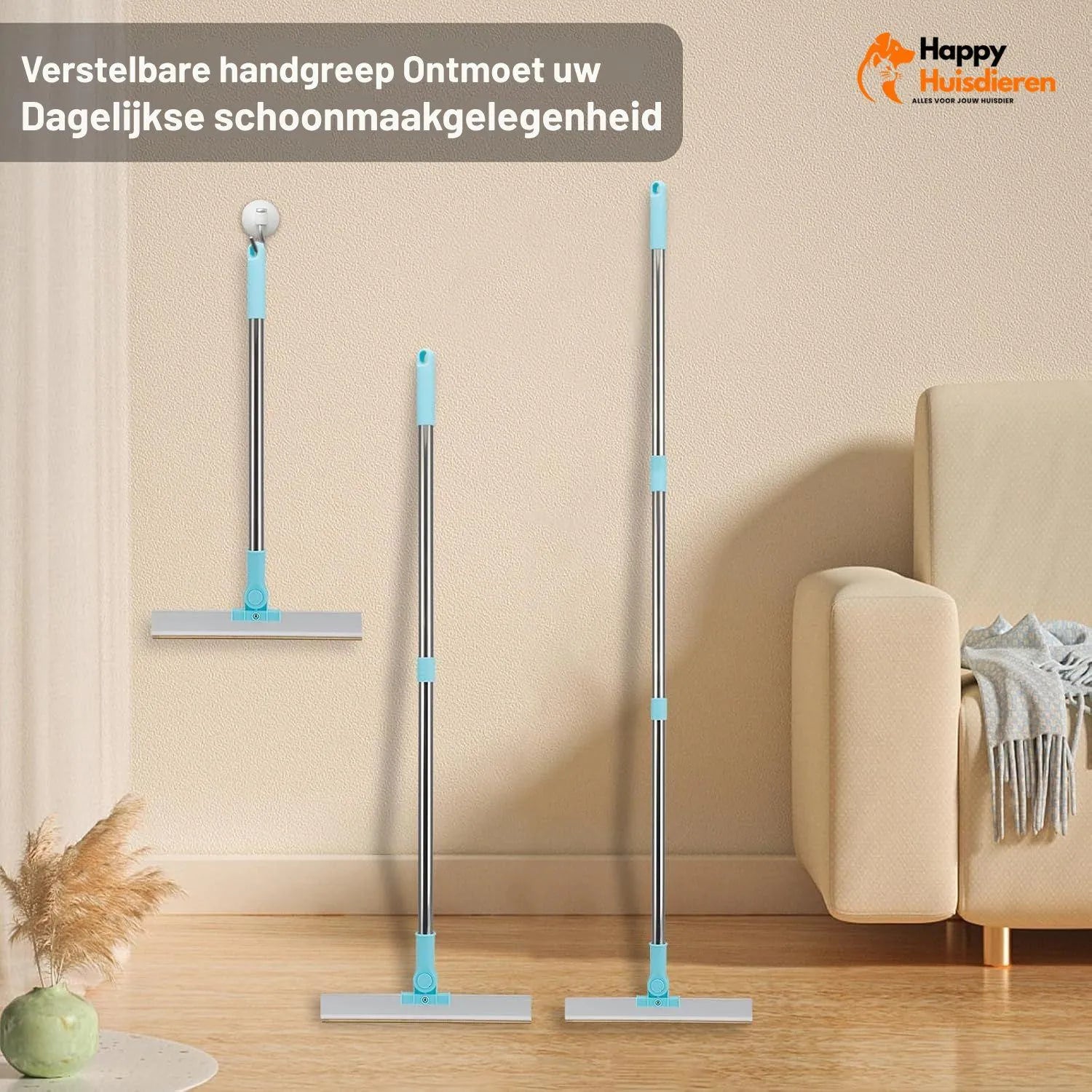 HairSweep | Multifunctionele borstel voor snelle haarverwijdering van huisdieren