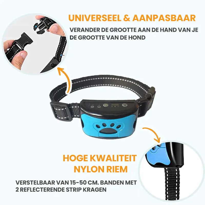 CalmCollar | Slimme en pijnvrije anti-blaf halsband voor honden