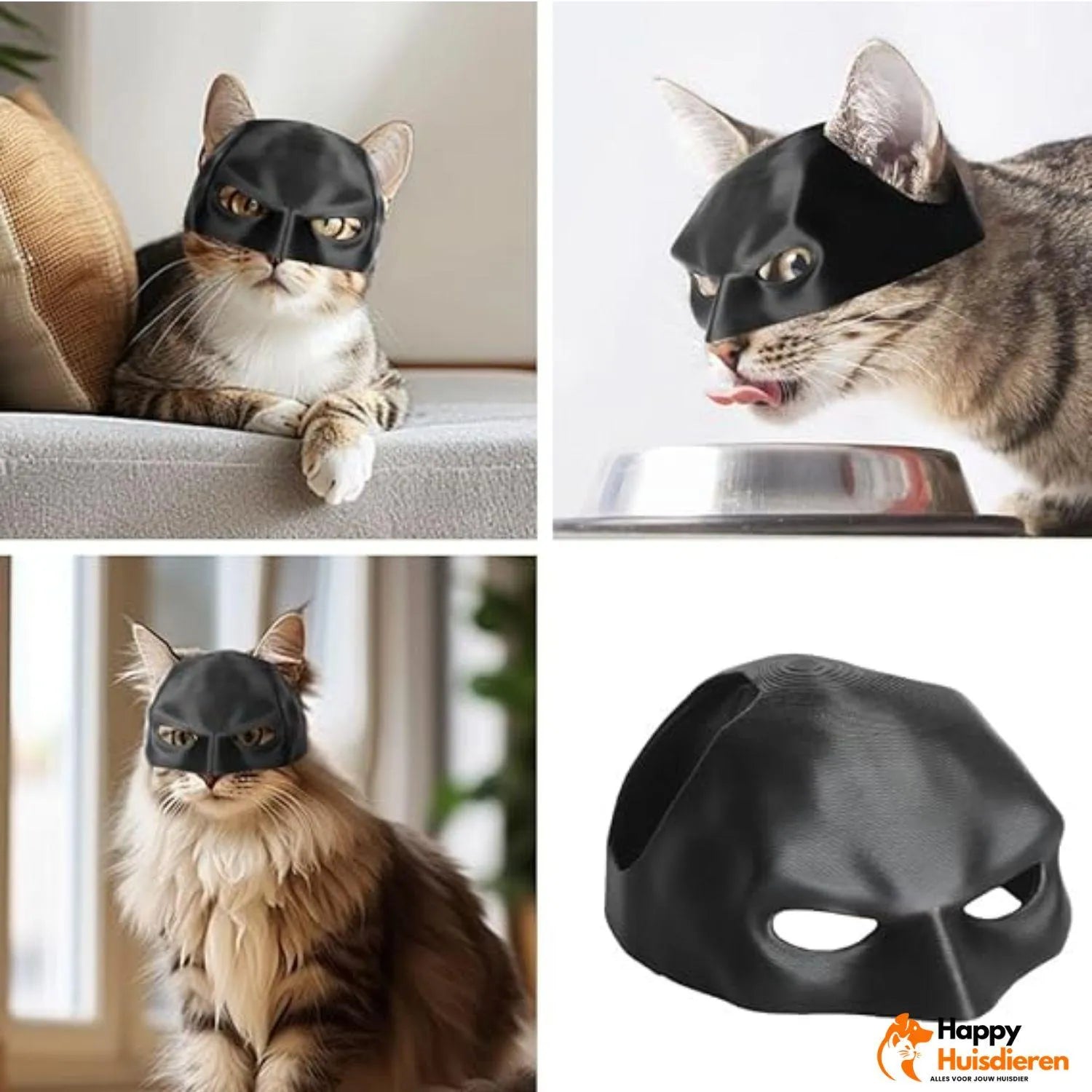 HeroCat Mask | Verkleedmasker voor katten – comfortabel & fotowaardig