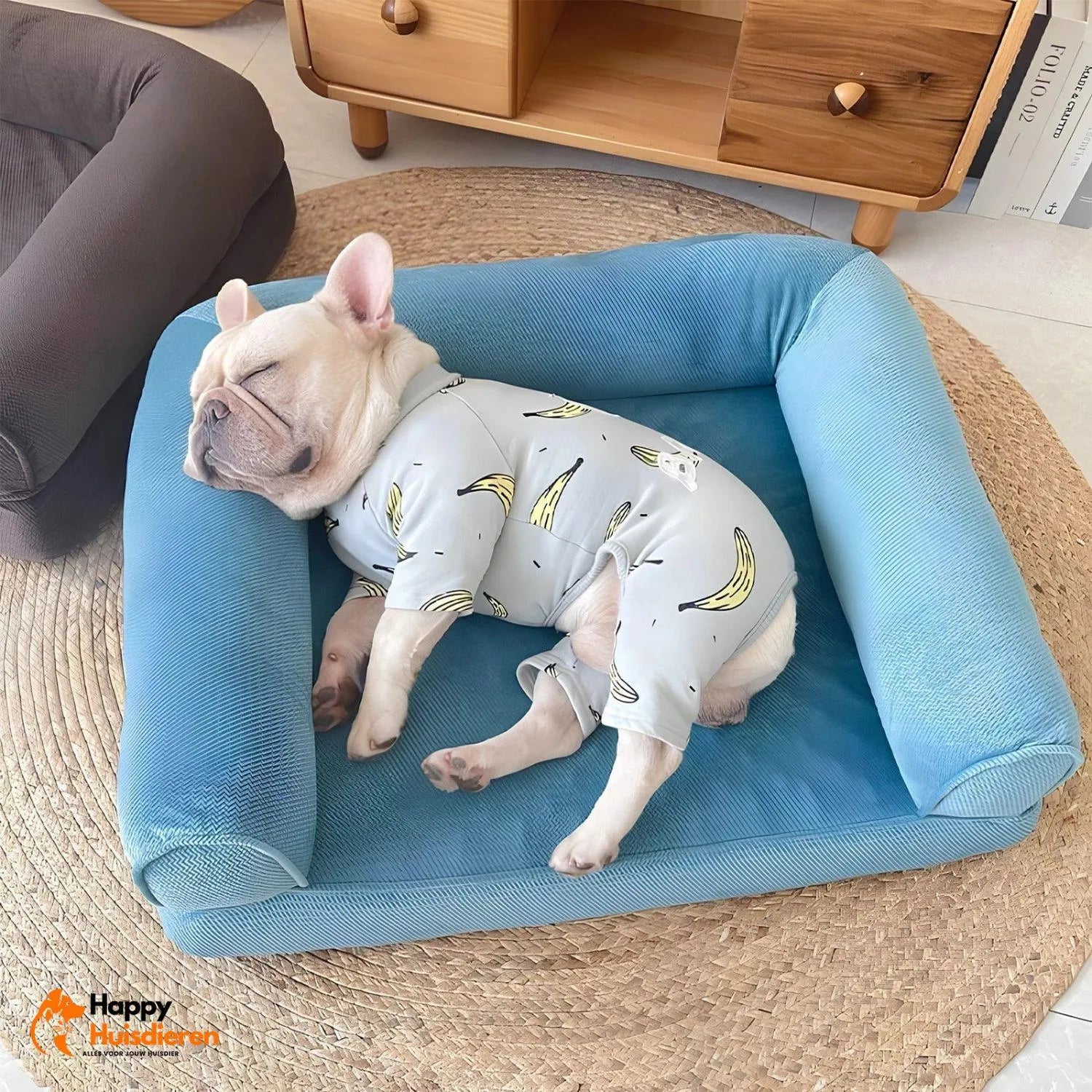 Honden LoungeHoek | Afneembare Vierkante Hondenbank voor Ultiem Comfort