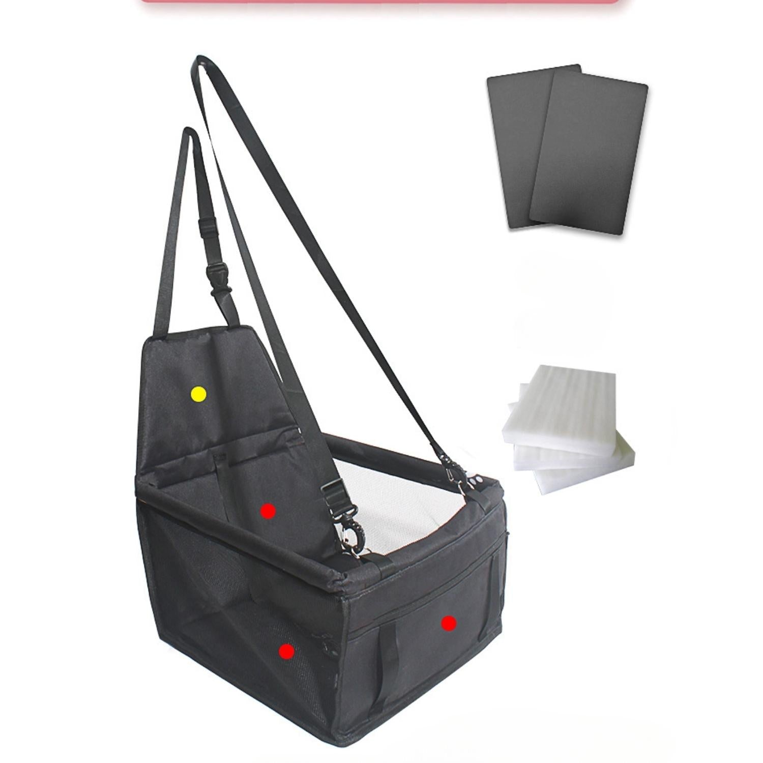 Hondenautostoel | Verhoogd, waterdicht & anti-slip