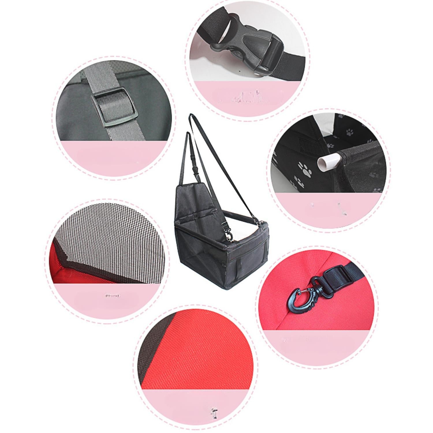 Hondenautostoel | Verhoogd, waterdicht & anti-slip