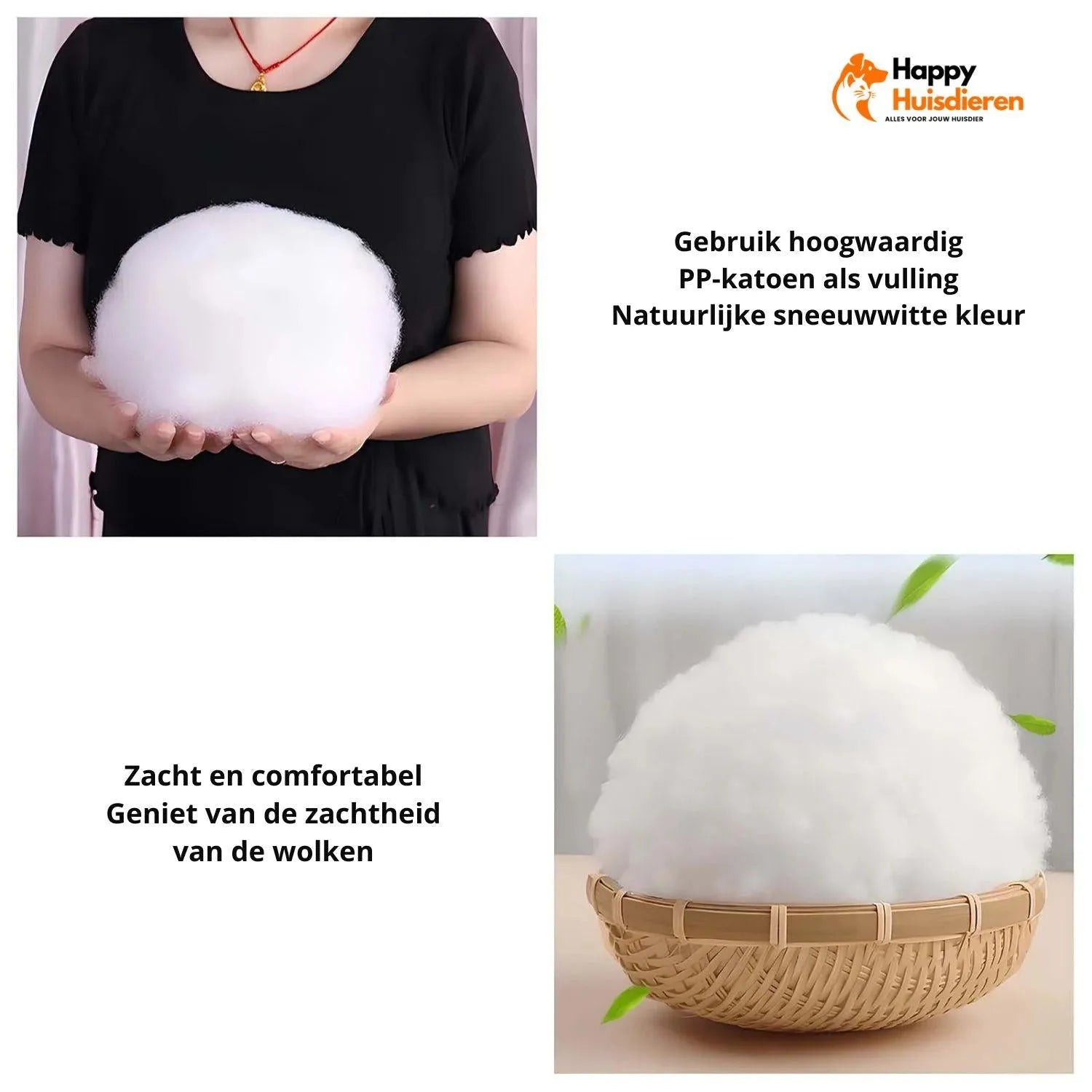 Hondenhemel Nest | Orthopedisch Rond Hondenbed voor Ondersteuning en Warmte