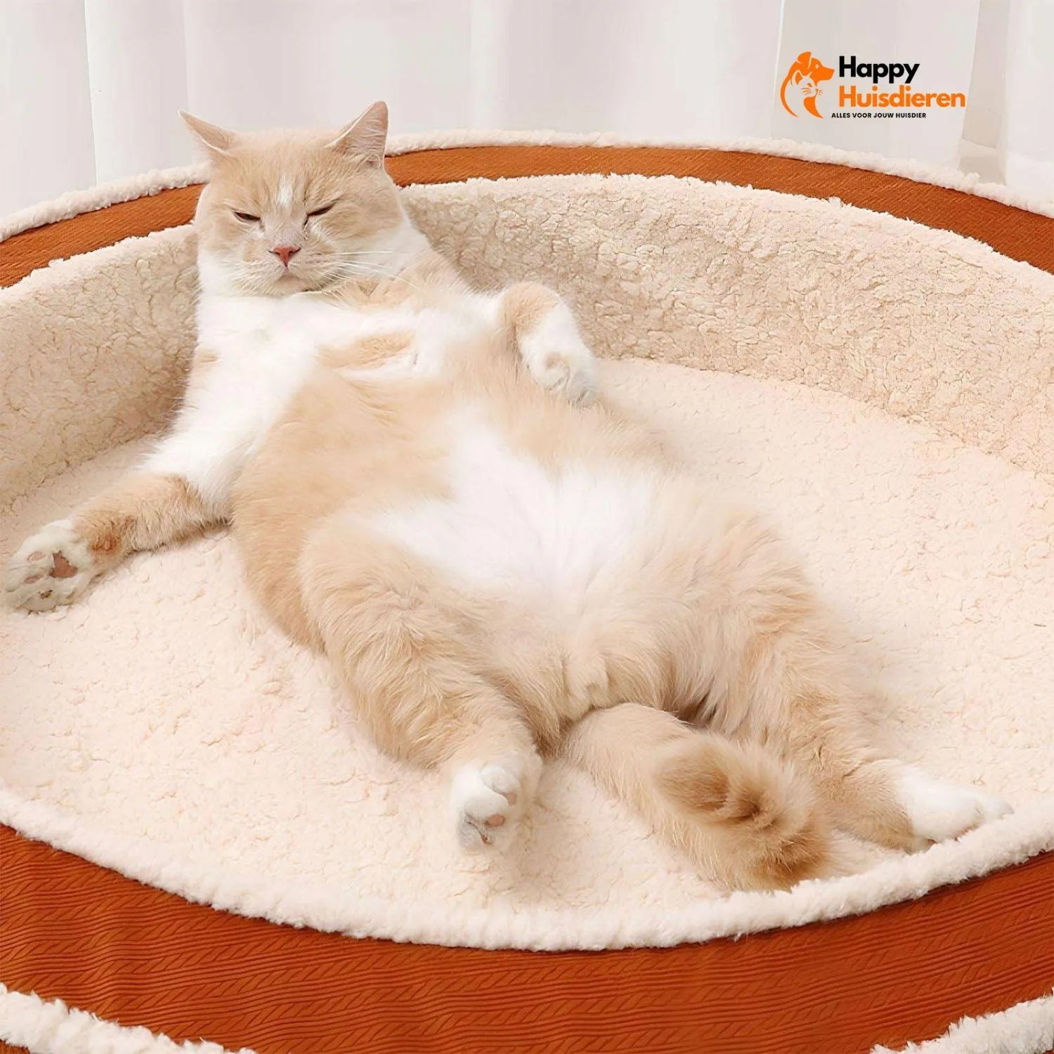 Hondenhemel Nest | Orthopedisch Rond Hondenbed voor Ondersteuning en Warmte