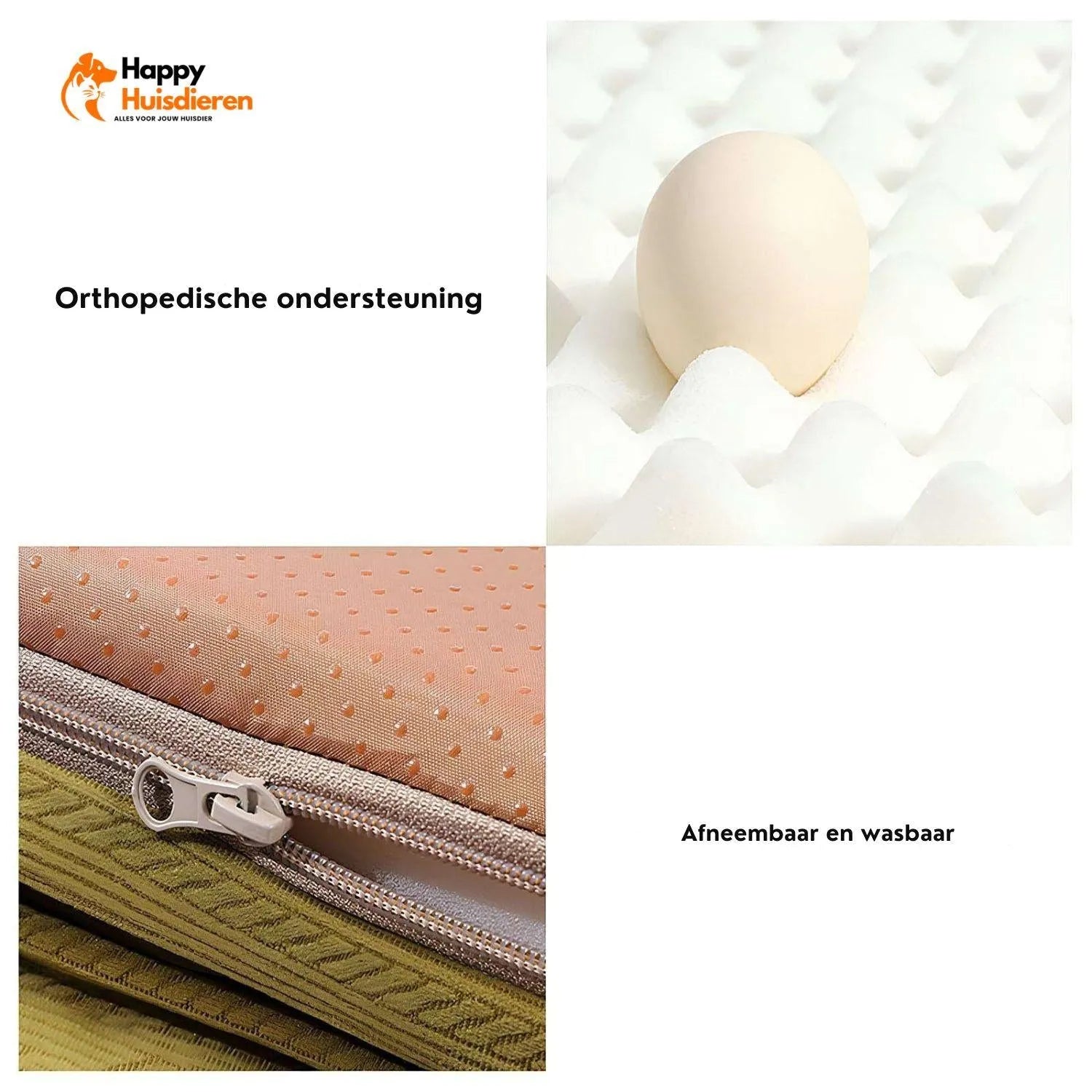 Hondenhemel Nest | Orthopedisch Rond Hondenbed voor Ondersteuning en Warmte