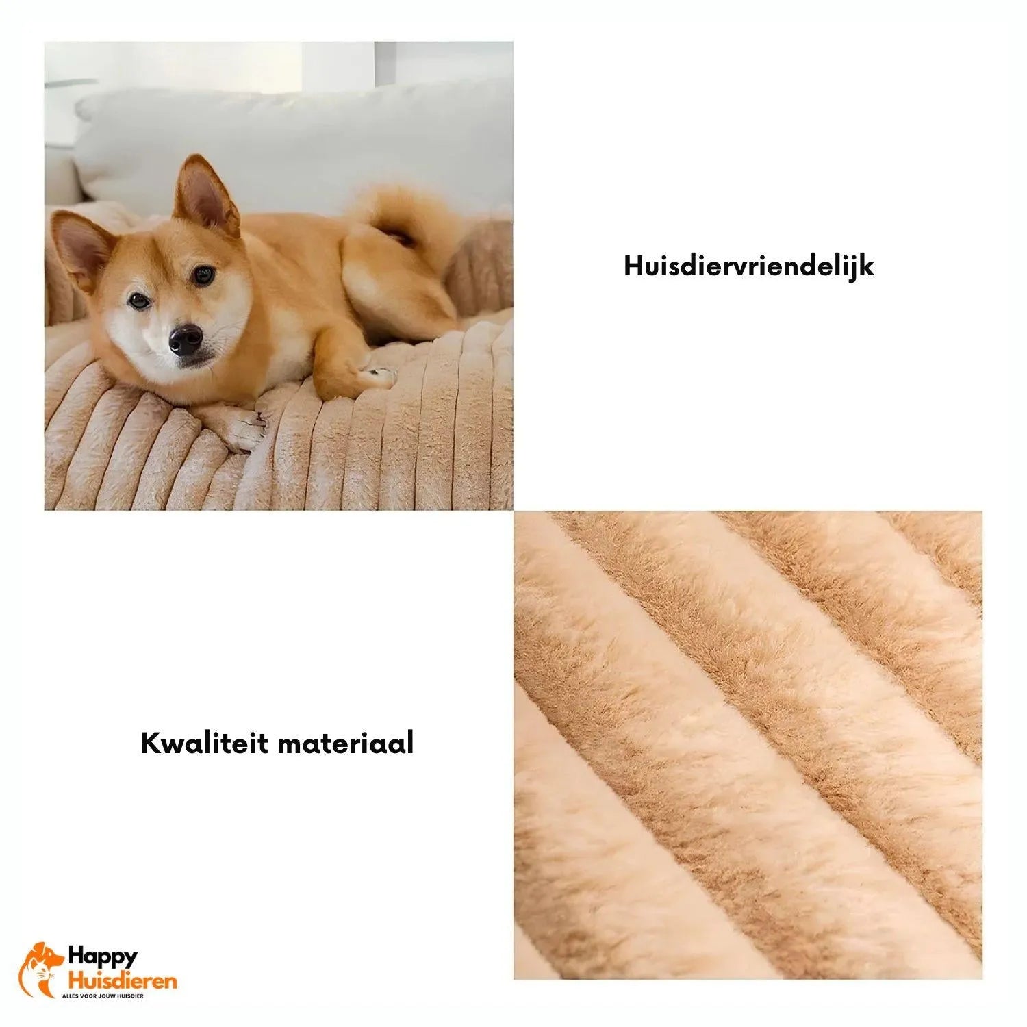 Hondenknuffel Plaid | Fluweelzachte Sofa Bescherming en Comfort