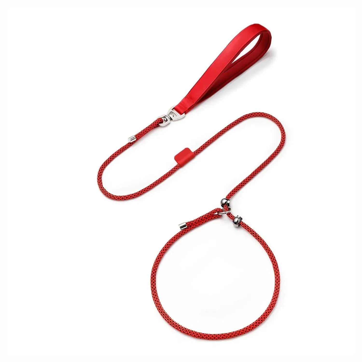 Hondenriem Zonder Trekken | Duurzame Slipkraag met Gevoerde Handgreep