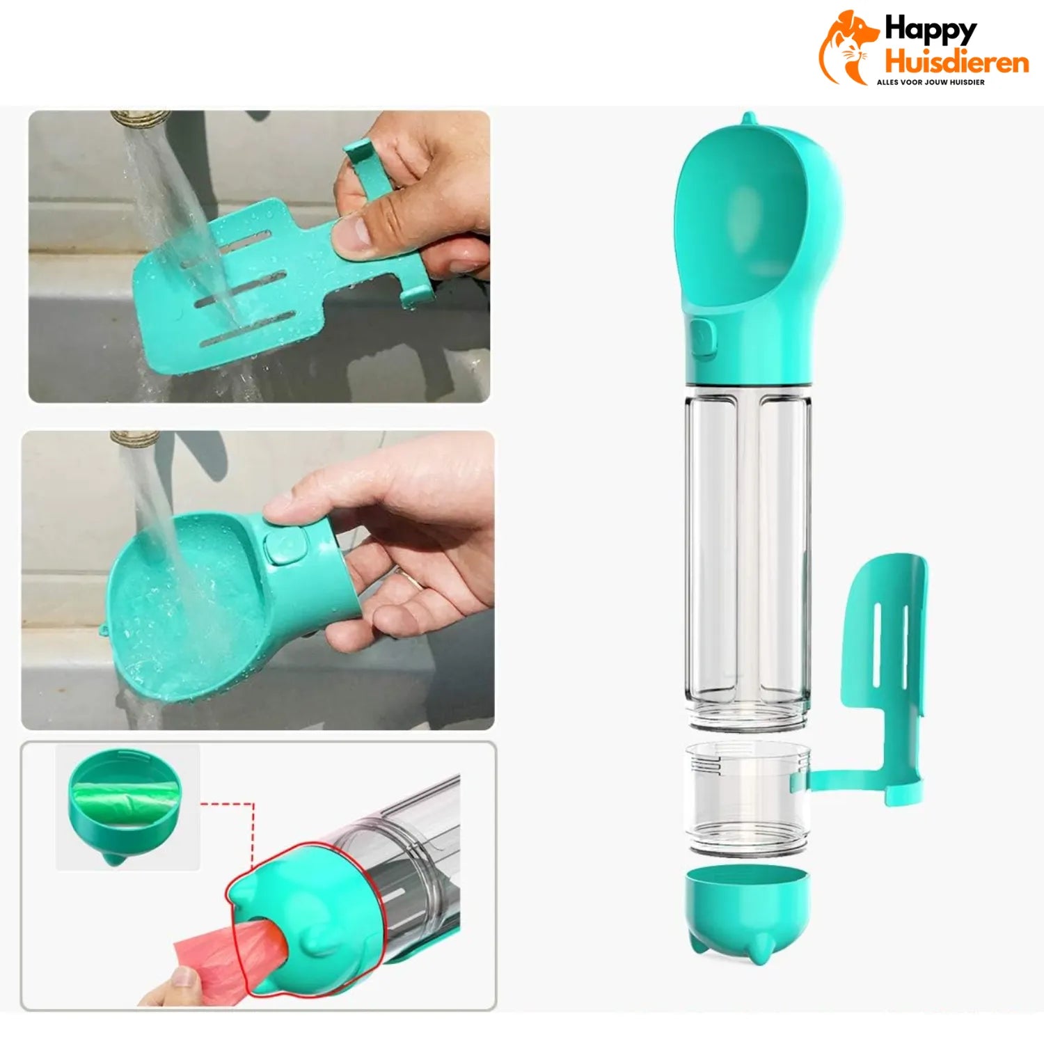 Hondenset Hydratatie | Multifunctionele Drinkfles voor Reizen en Wandelen