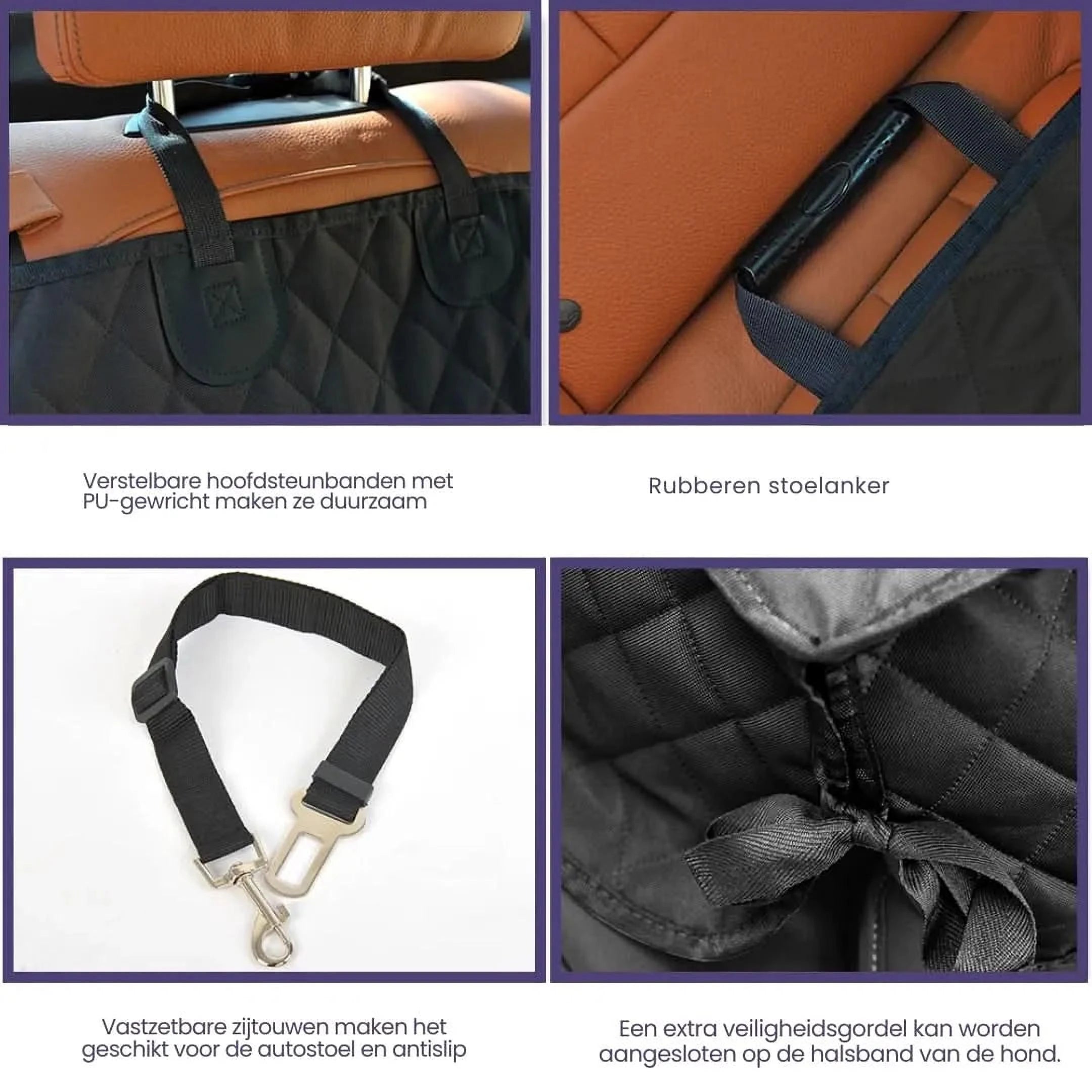 Hondreis Beschermhoes | Waterdichte Autostoelhoes voor Hondenbescherming