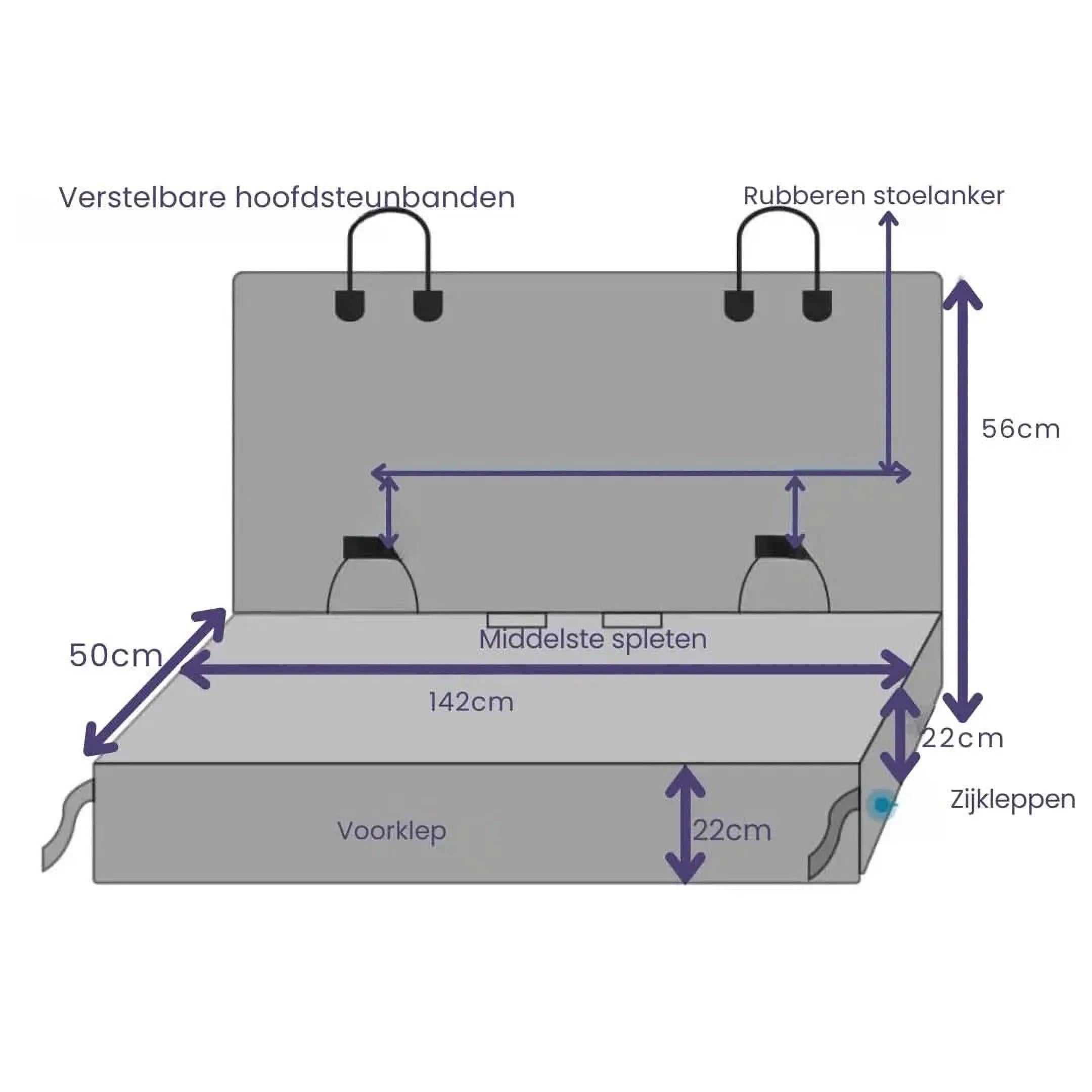 Hondreis Beschermhoes | Waterdichte Autostoelhoes voor Hondenbescherming