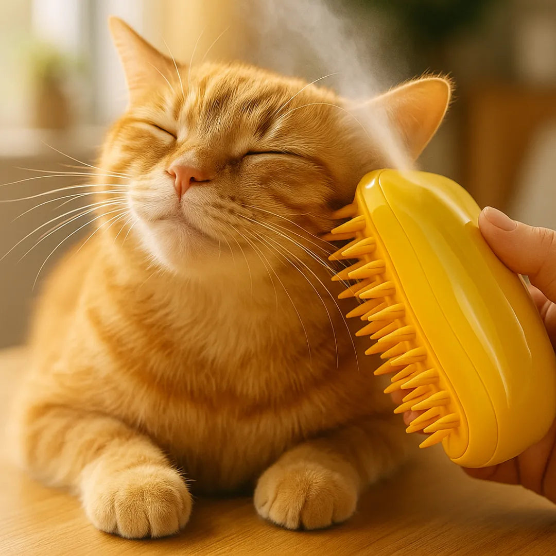 GroomEase | Stoomtechnologie voor een glanzende kattenvacht