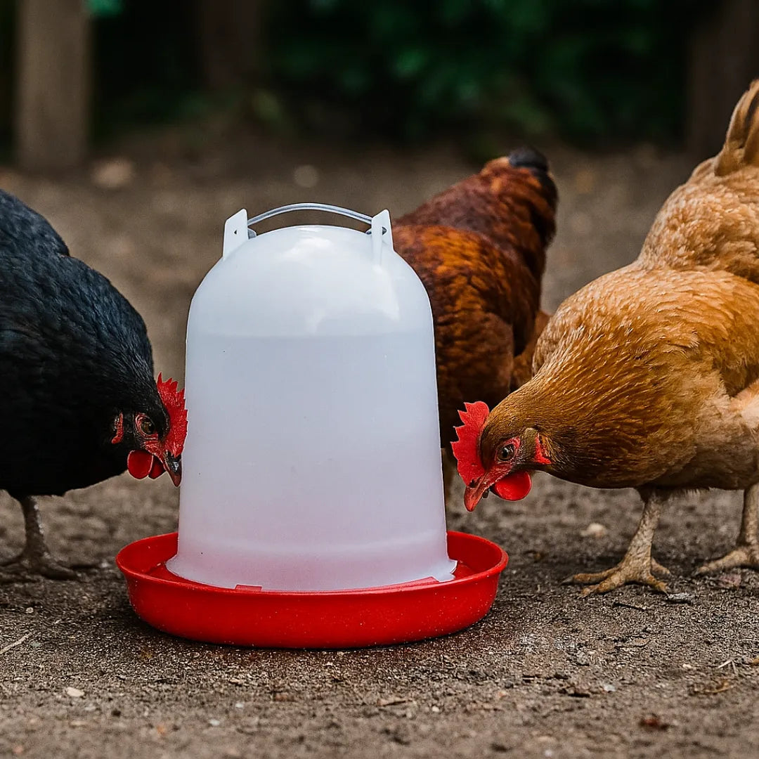 KwikKip Watervat | 4L Watertoevoer voor Kippen met Schakelsysteem