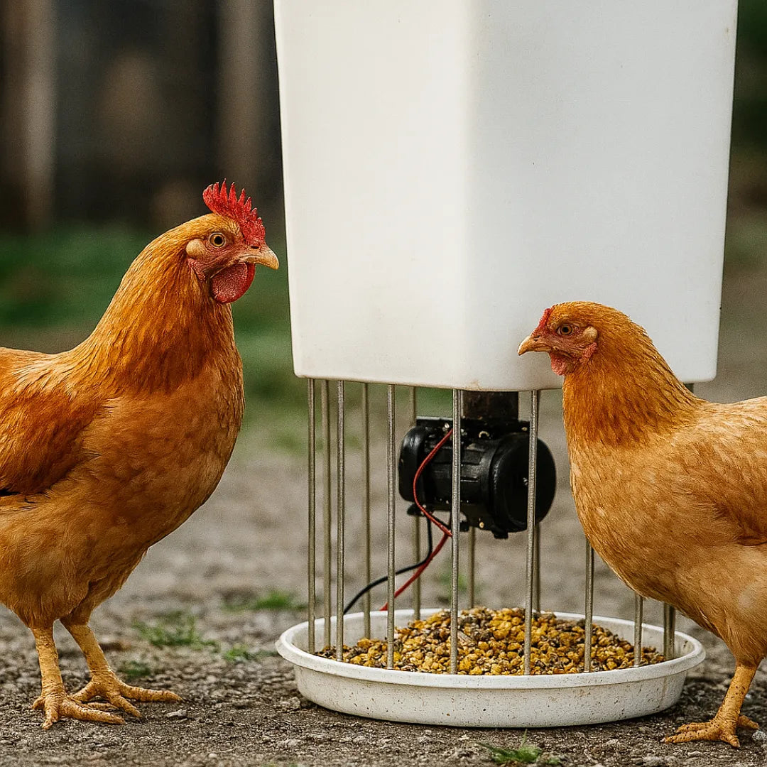 AutoVoer Expert | Slimme Automatische Voederbak voor Kip en Duif