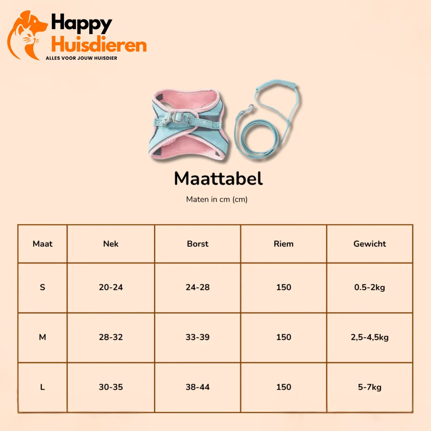 KatjeKlaar Tuigje | Verstelbaar en Veilig Veiligheidstuigje voor Katten
