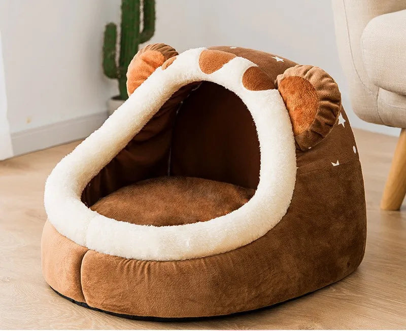 Kattenhuisje SnugCave | Semi-gesloten bed warm & wasbaar