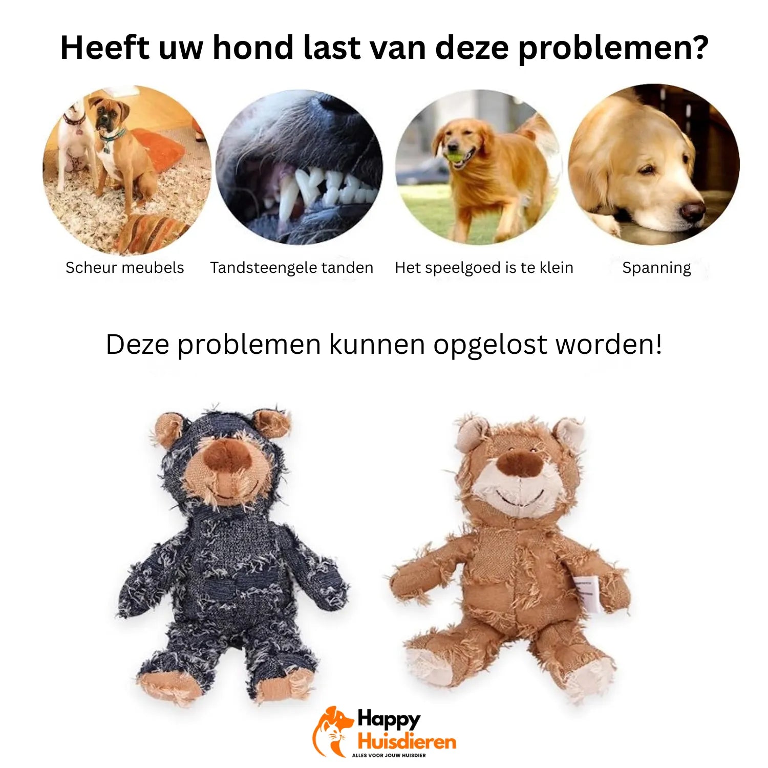 Kauwbikkel | Ultra Sterk Kauwspeelgoed Voor Krachtige Honden