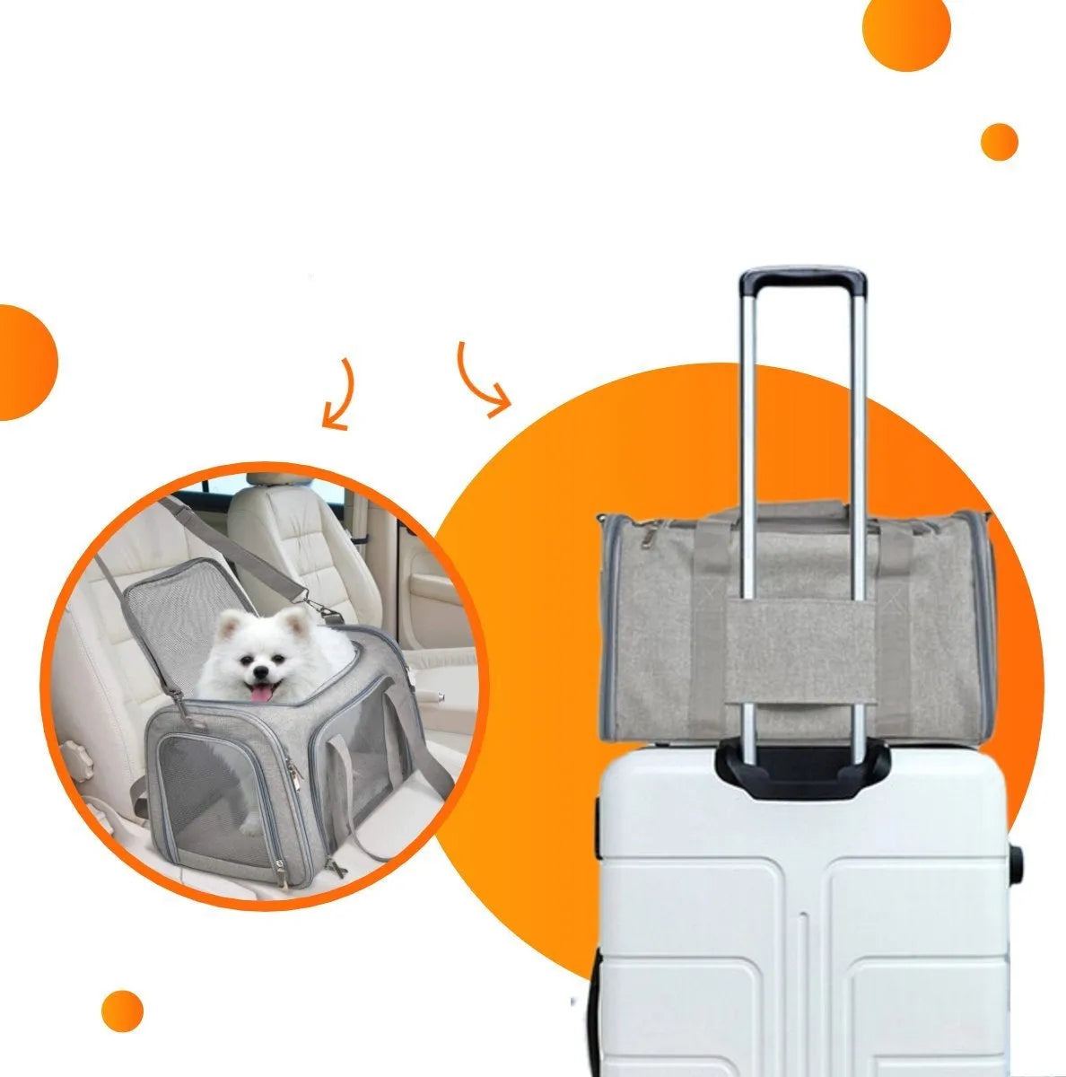 Kira | Honden Reis Tas Voor Zorgeloze Avonturen