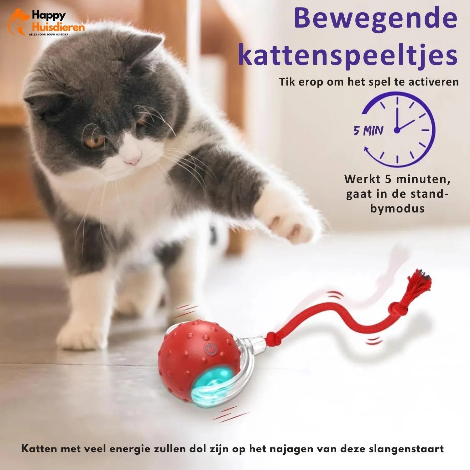 KittyChaser | Slimme speelbal voor katten – actief & interactief speelplezier