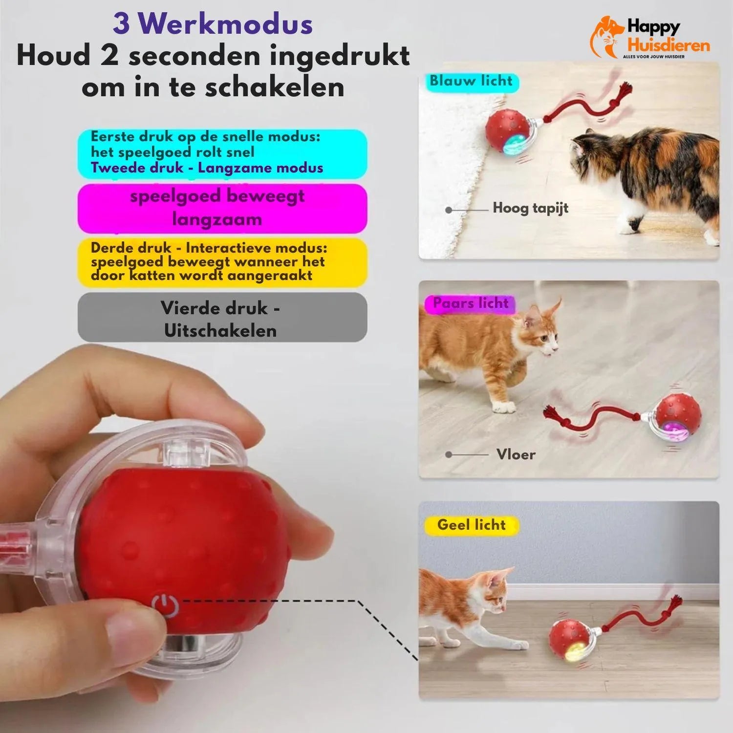 KittyChaser | Slimme speelbal voor katten – actief & interactief speelplezier