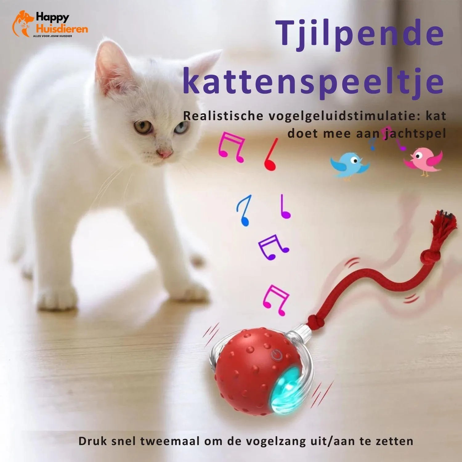 KittyChaser | Slimme speelbal voor katten – actief & interactief speelplezier