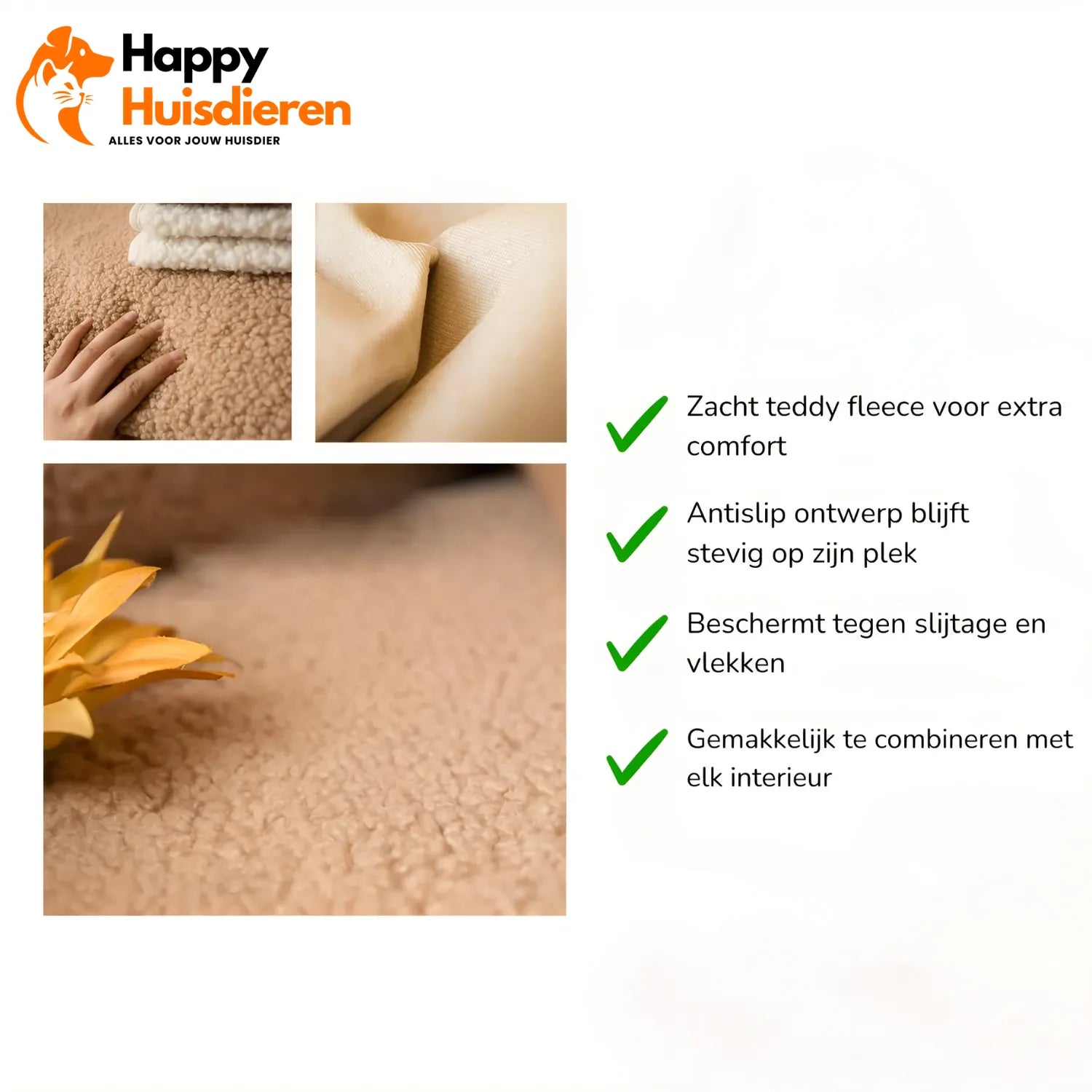 Knuffelzacht Hoesje | Antislip Teddy Bankhoes Voor Extra Zitcomfort