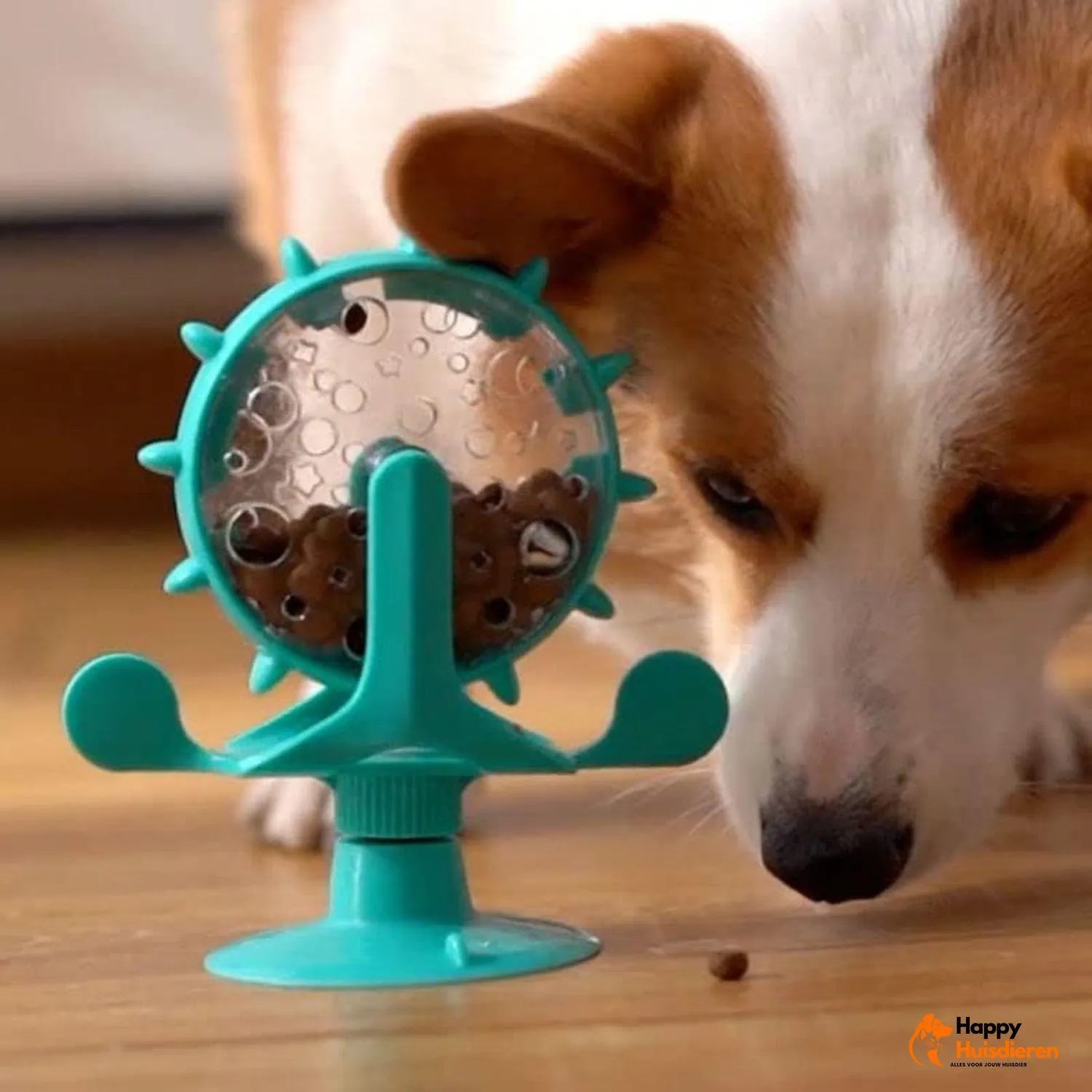 LallyPet | Voedselwindmolen voor huisdieren – stimuleert spel & langzaam eten
