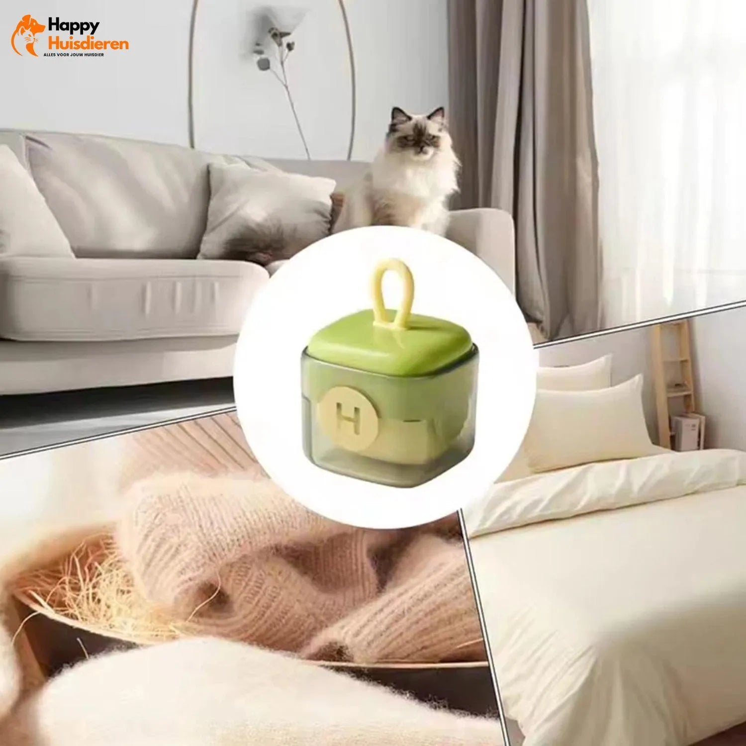 LintBuddy | Herbruikbare Pluizenroller voor Kleding, Meubels & Huisdierenhaar