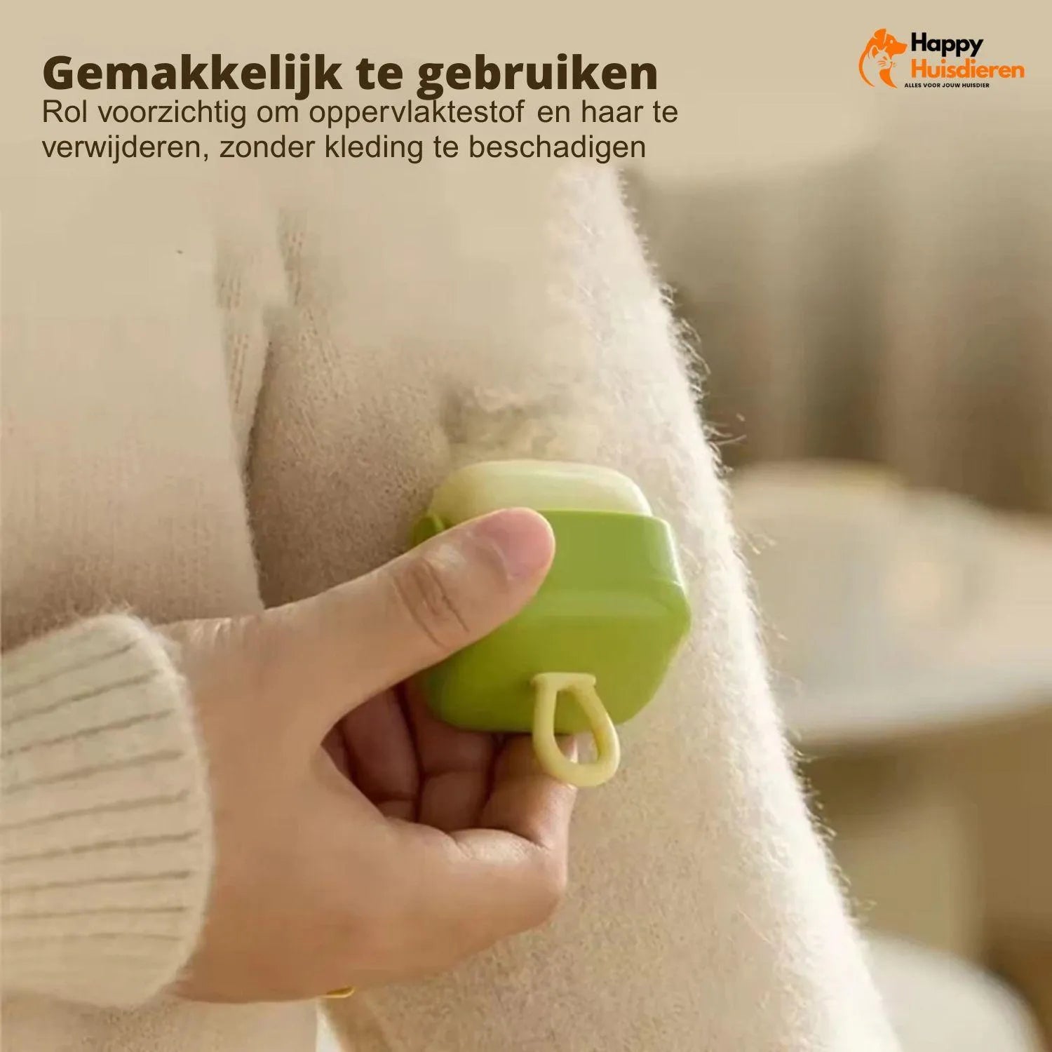 LintBuddy | Herbruikbare Pluizenroller voor Kleding, Meubels & Huisdierenhaar