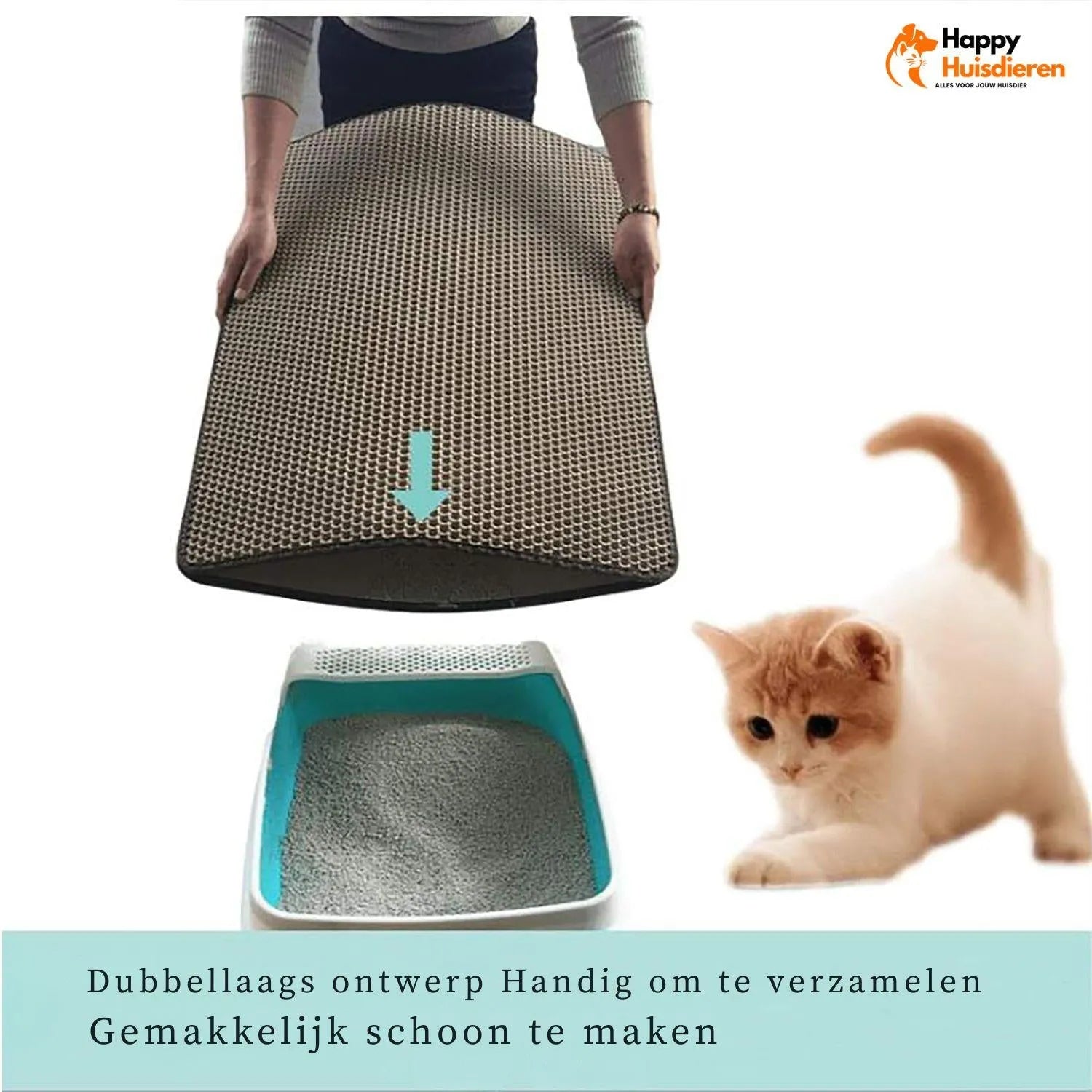 LitterGuard | Kattenbakmat tegen Grindverspreiding & voor Schone Vloeren
