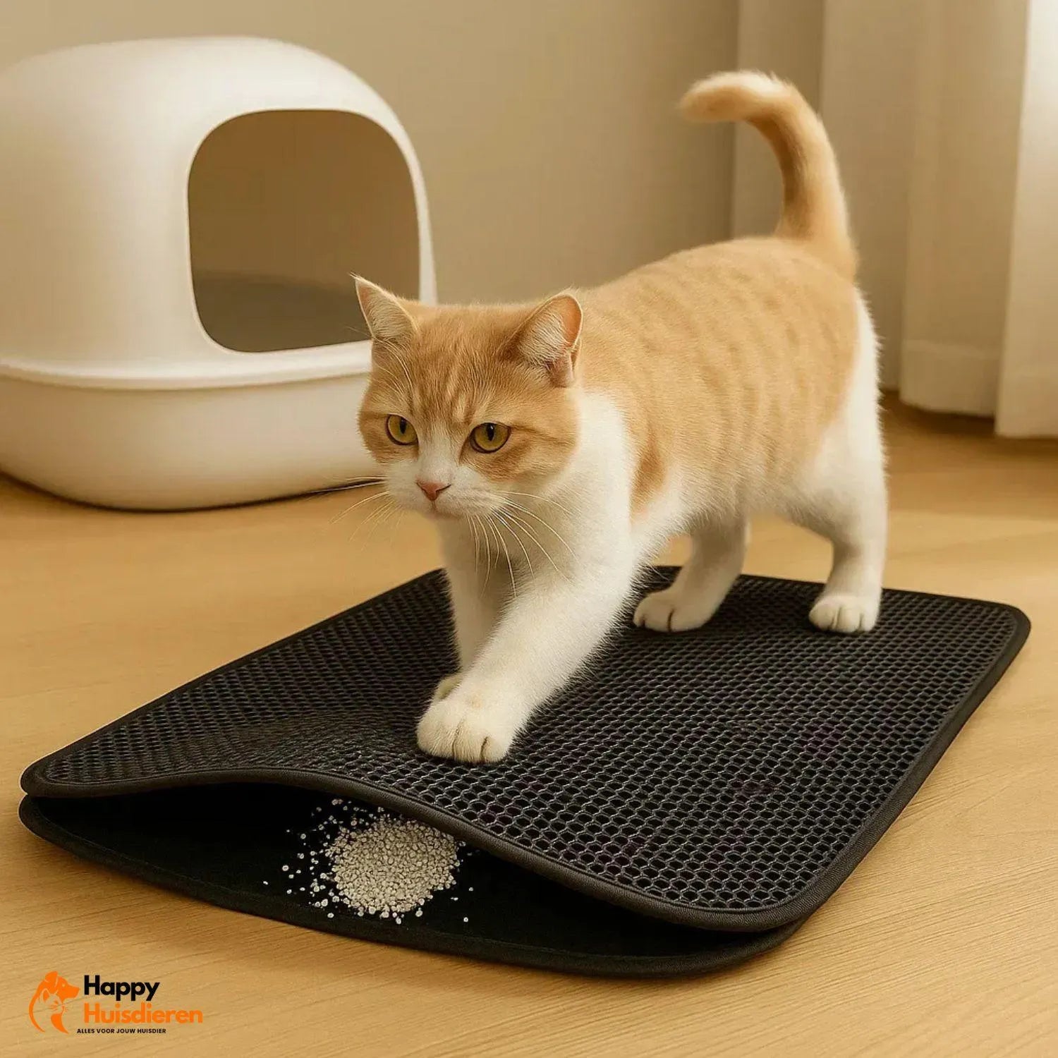 LitterGuard | Kattenbakmat tegen Grindverspreiding & voor Schone Vloeren