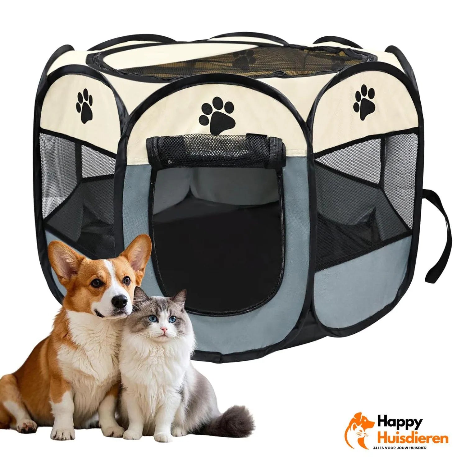 Megan | Opvouwbare huisdiertent – veilige en rustgevende plek voor honden & katten