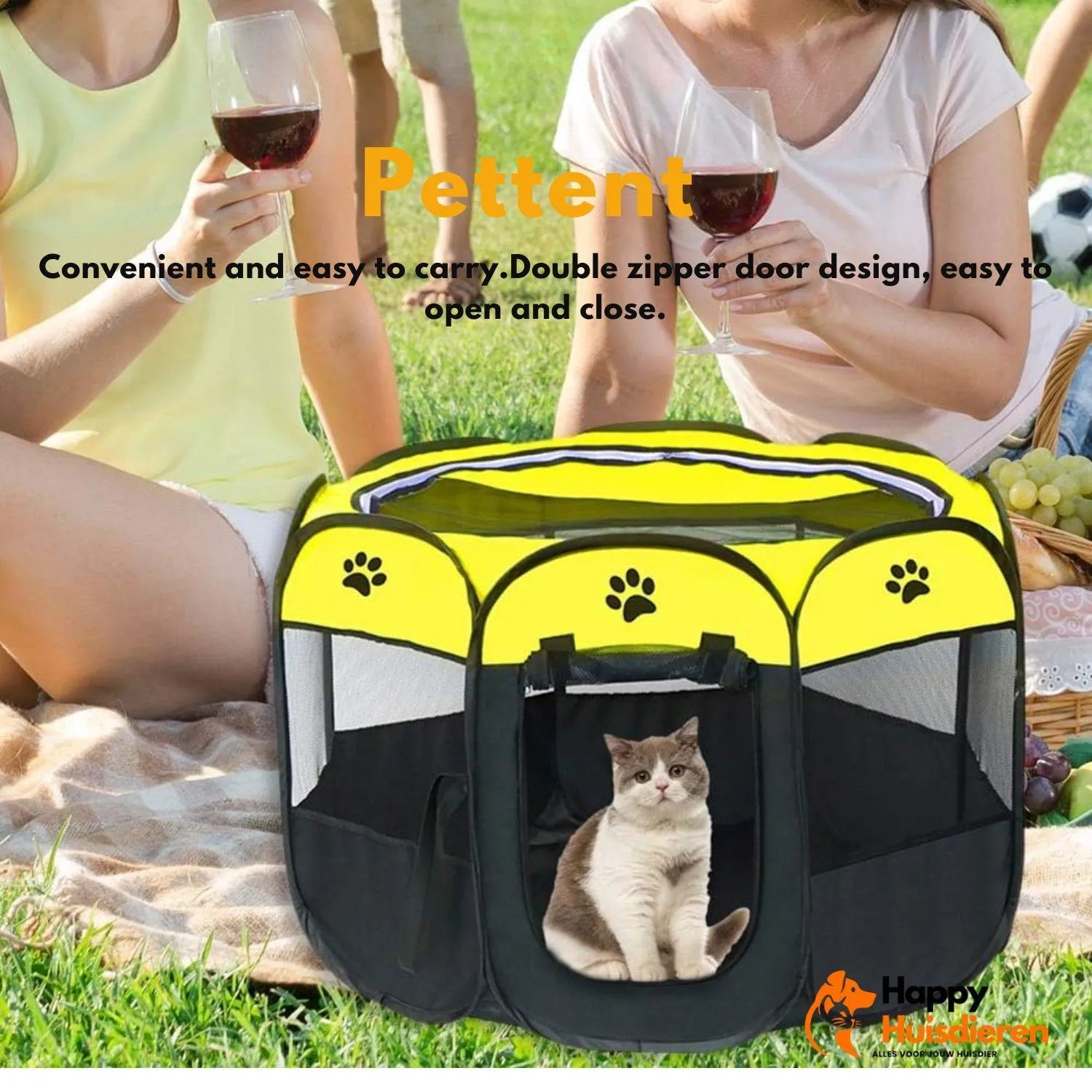 Megan | Opvouwbare huisdiertent – veilige en rustgevende plek voor honden & katten