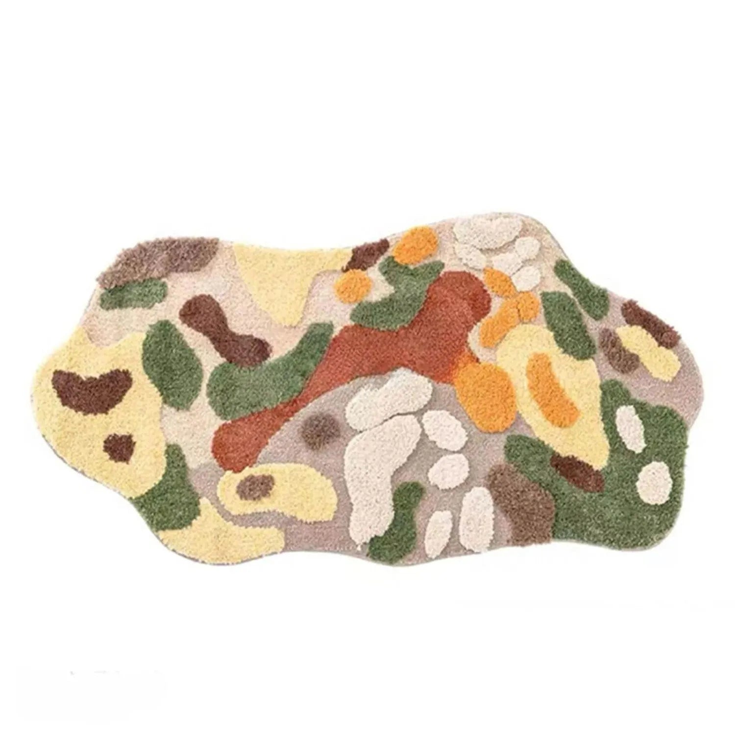 Mosgroene comfortdeken | Luxe handgetufte wol voor huisdieren