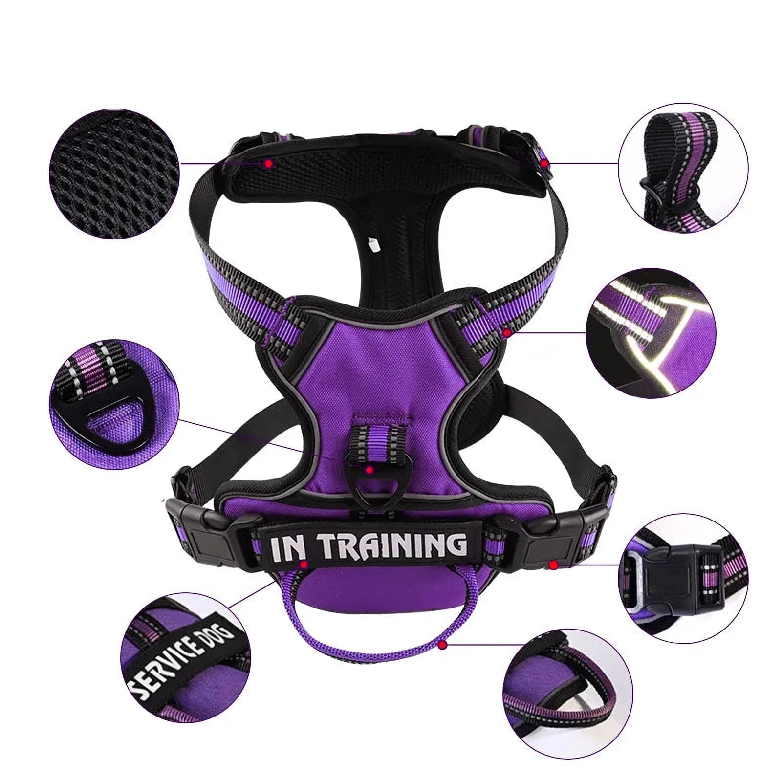 PawFlare Harnas | Reflecterend en Gepersonaliseerd Hondentuig