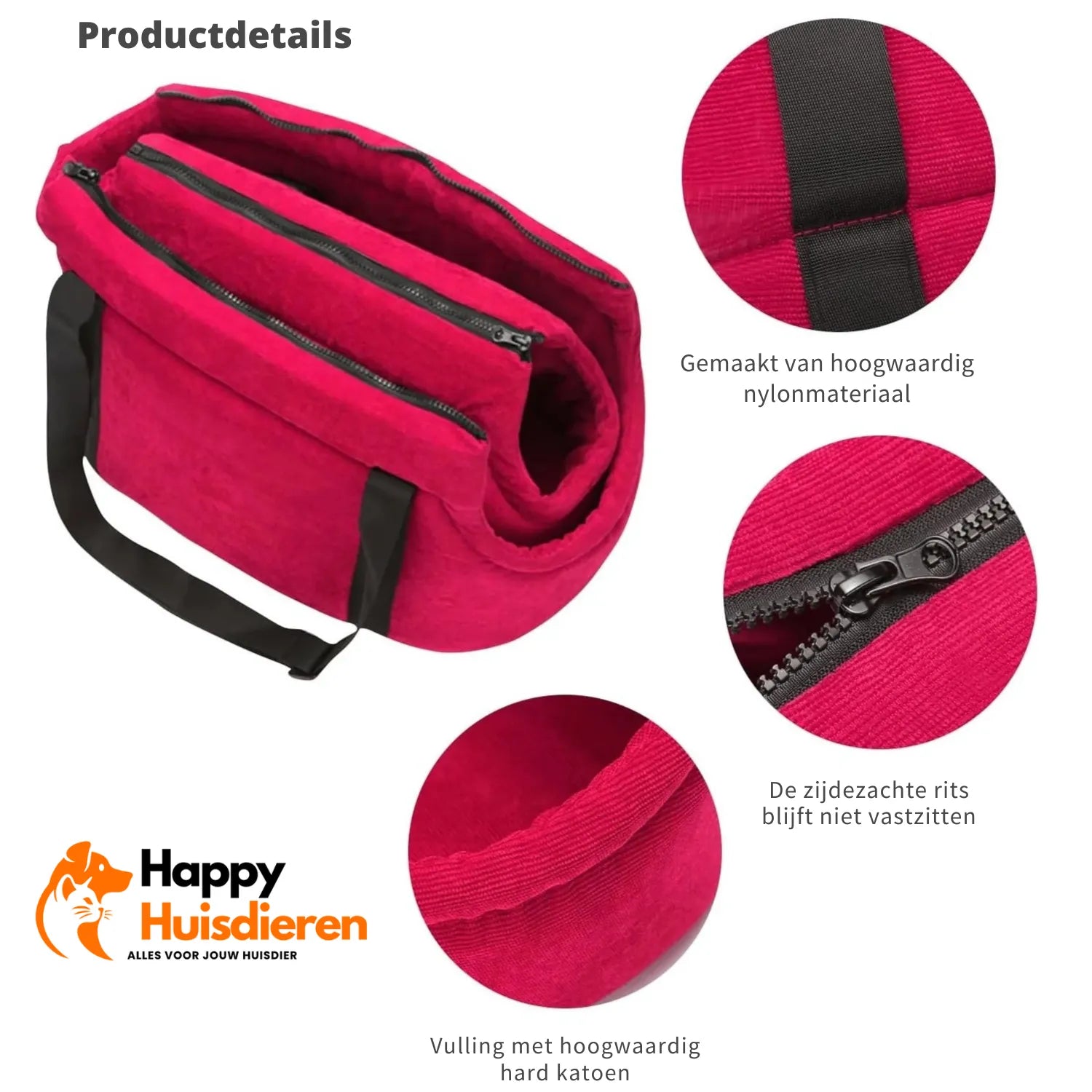 PawPal Reistas | Opvouwbare Ademend Hondendrager