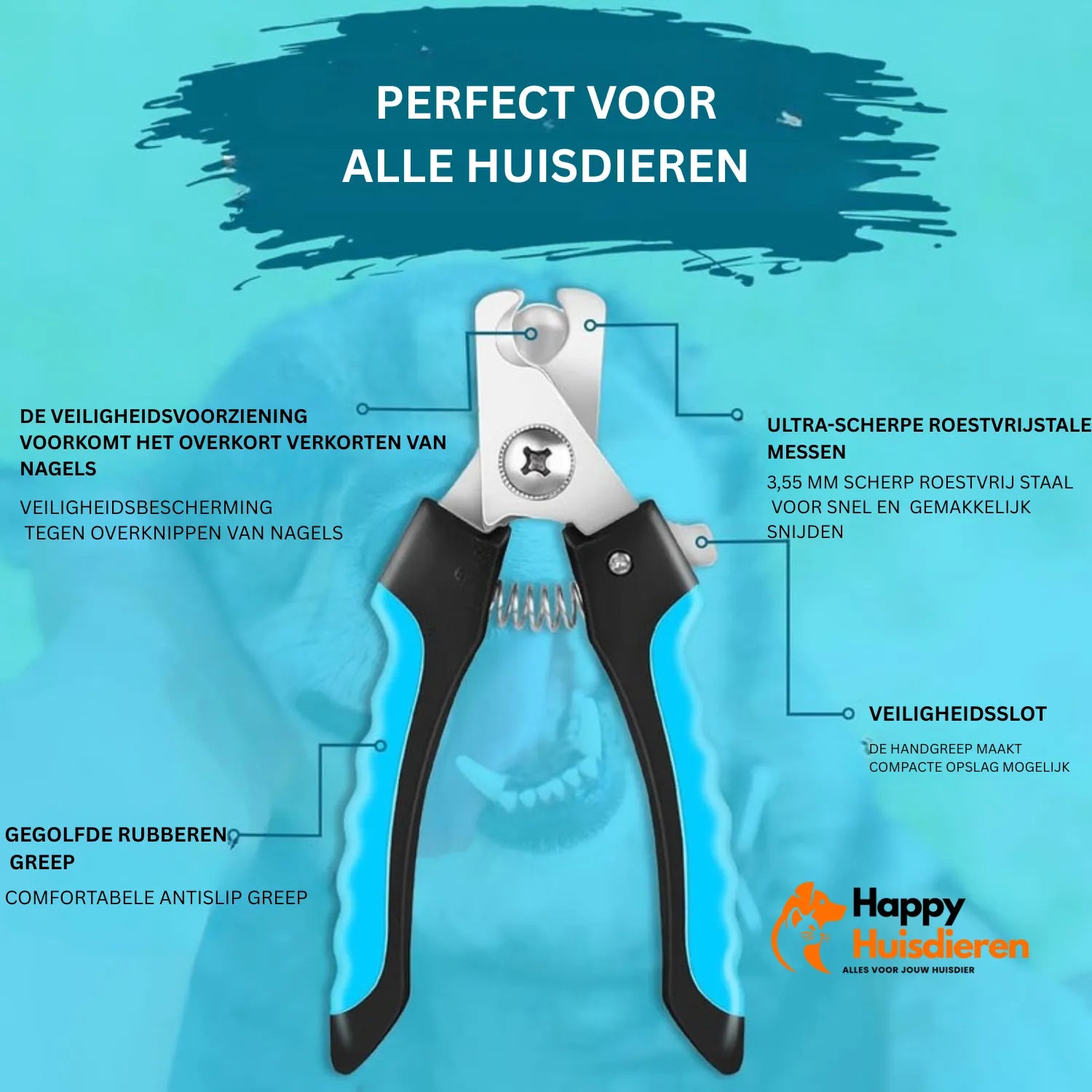 PawPerfect Tang | Professionele Nagelknipper voor Honden & Katten
