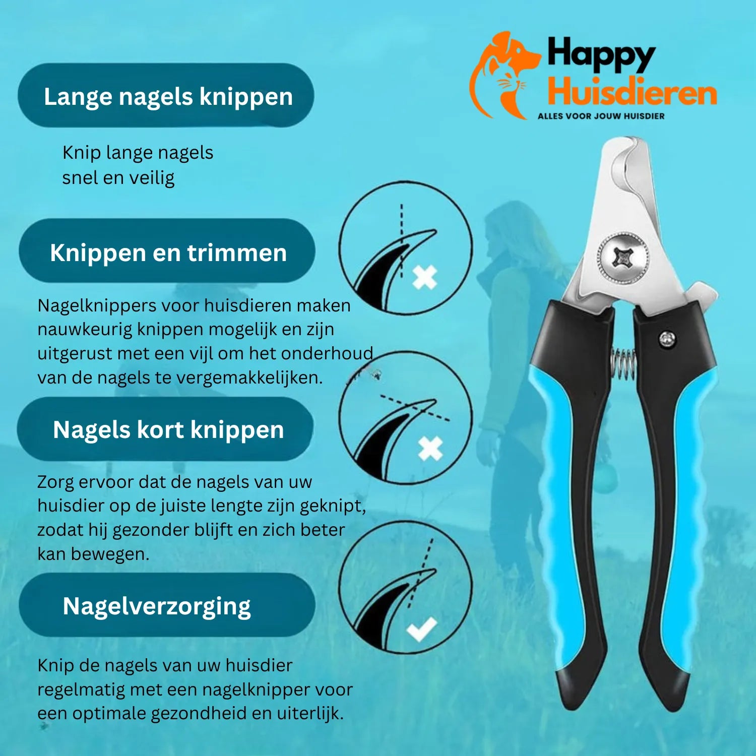 PawPerfect Tang | Professionele Nagelknipper voor Honden & Katten