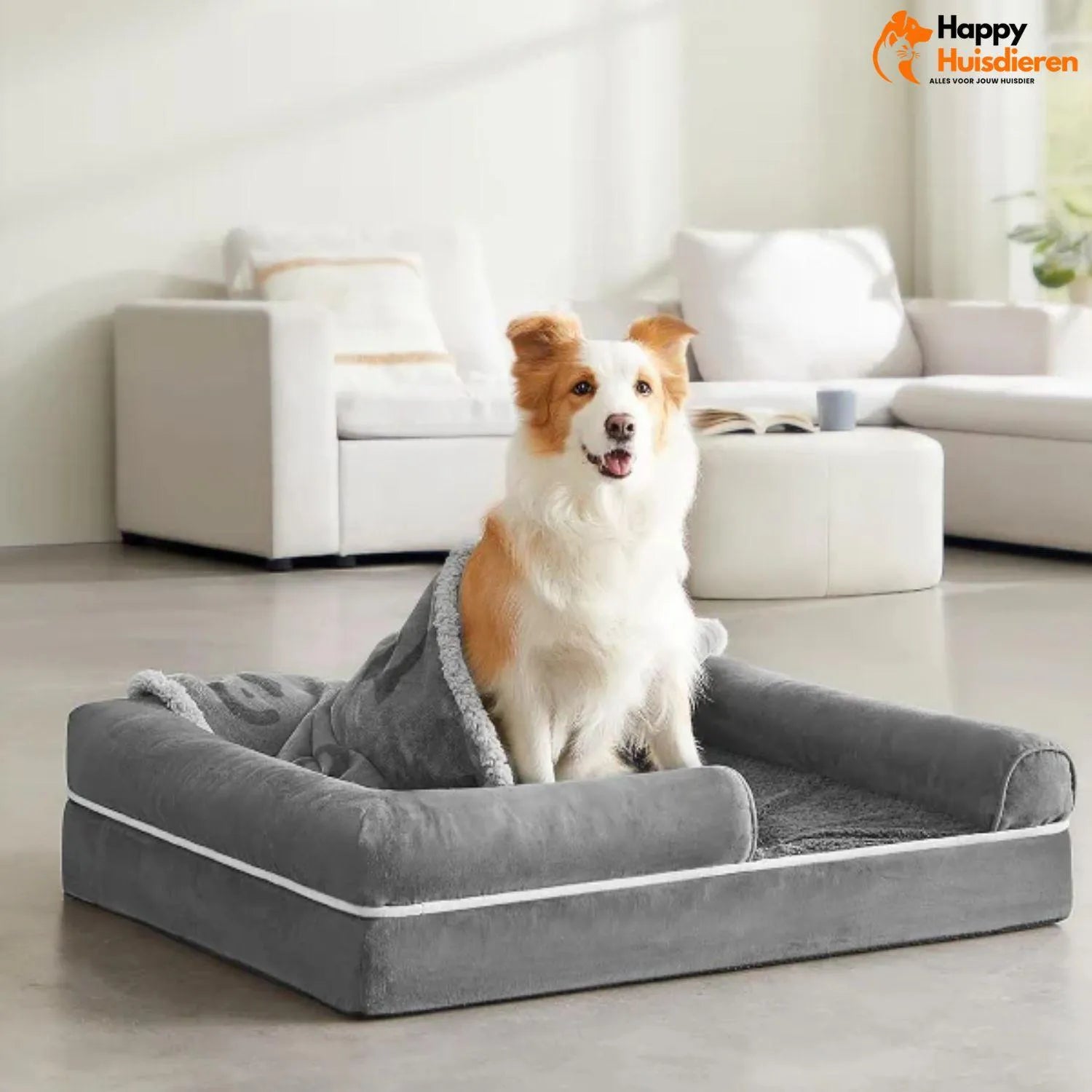 PawRest Orthopedisch Hondenbed | Ergonomisch Slaapcomfort met Wasbare Hoes