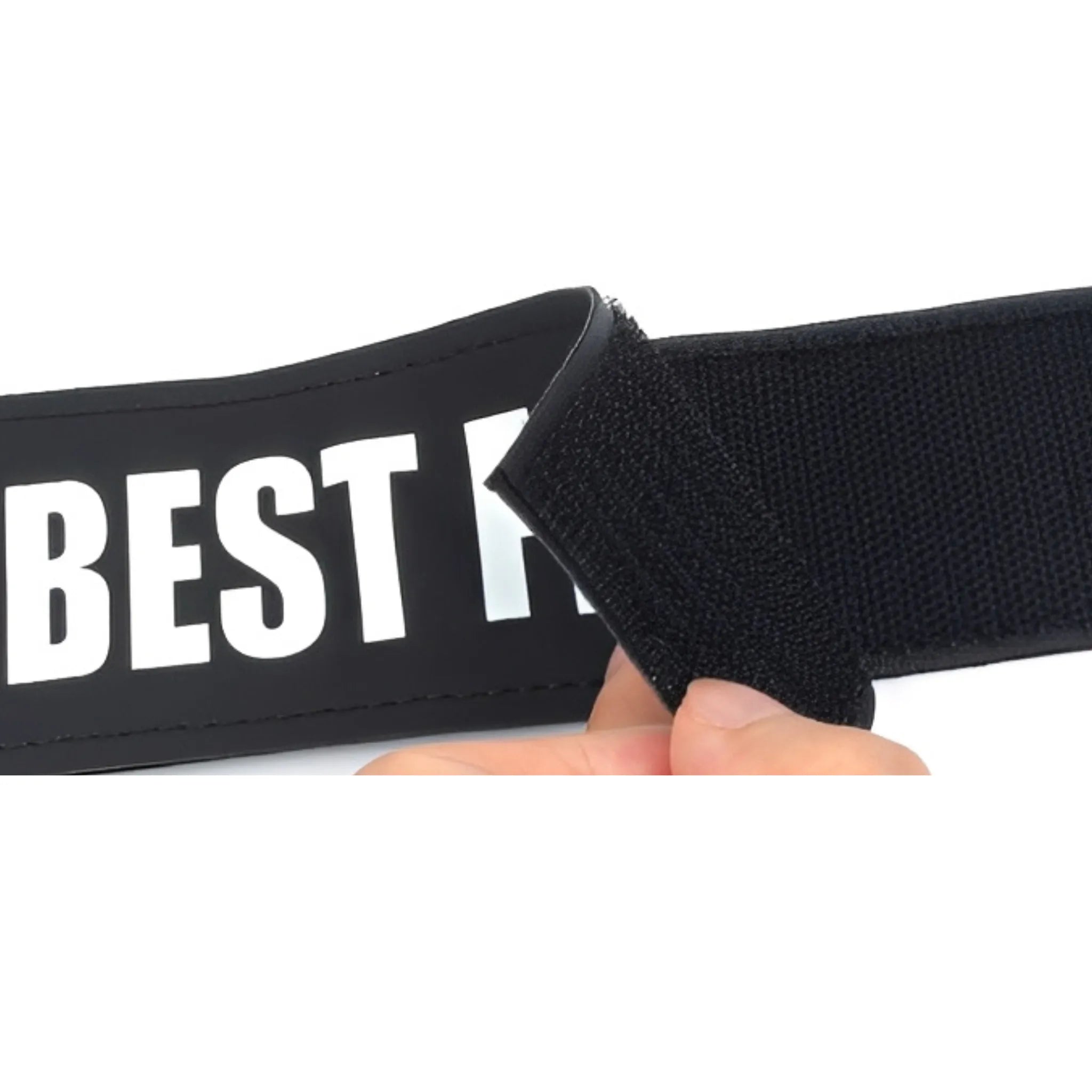 PawsID Tag | Gepersonaliseerd Klittenband Hondentag voor Veiligheid