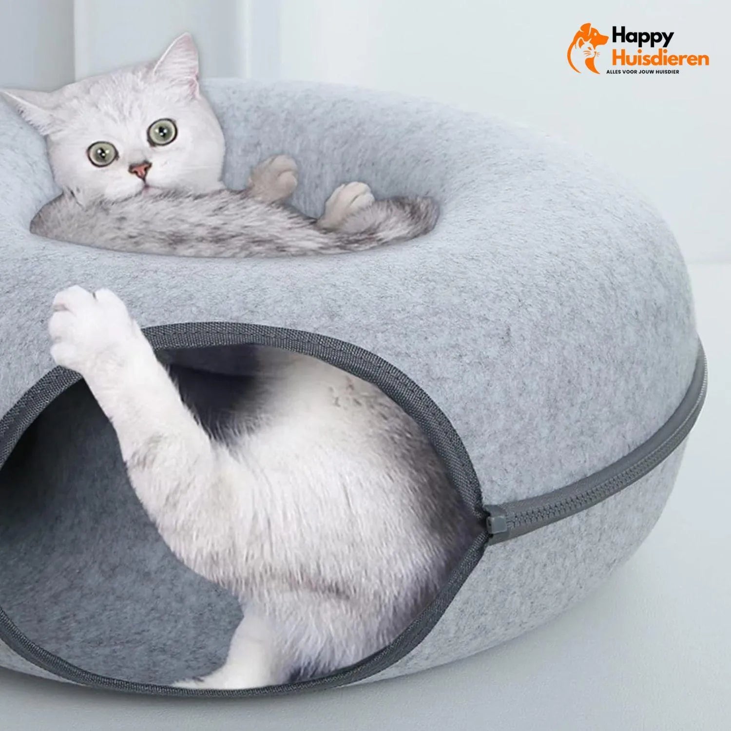 Peekaboo Nest | Kattenmand met Tunnelontwerp voor Spel en Ontspanning