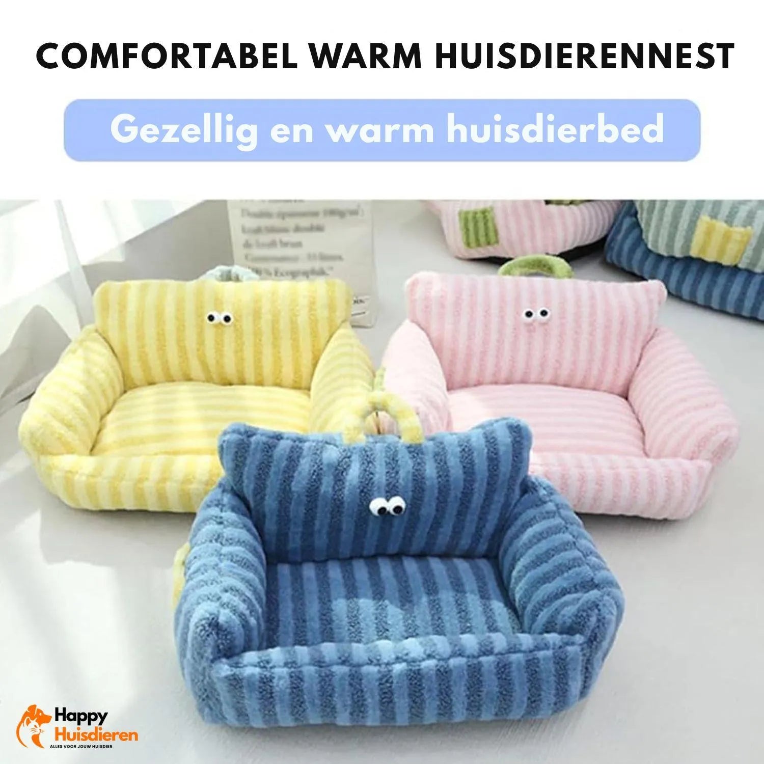 PetCloud Lounge | Luxe Huisdierenbank met Afneembare Hoes & Ultiem Comfort