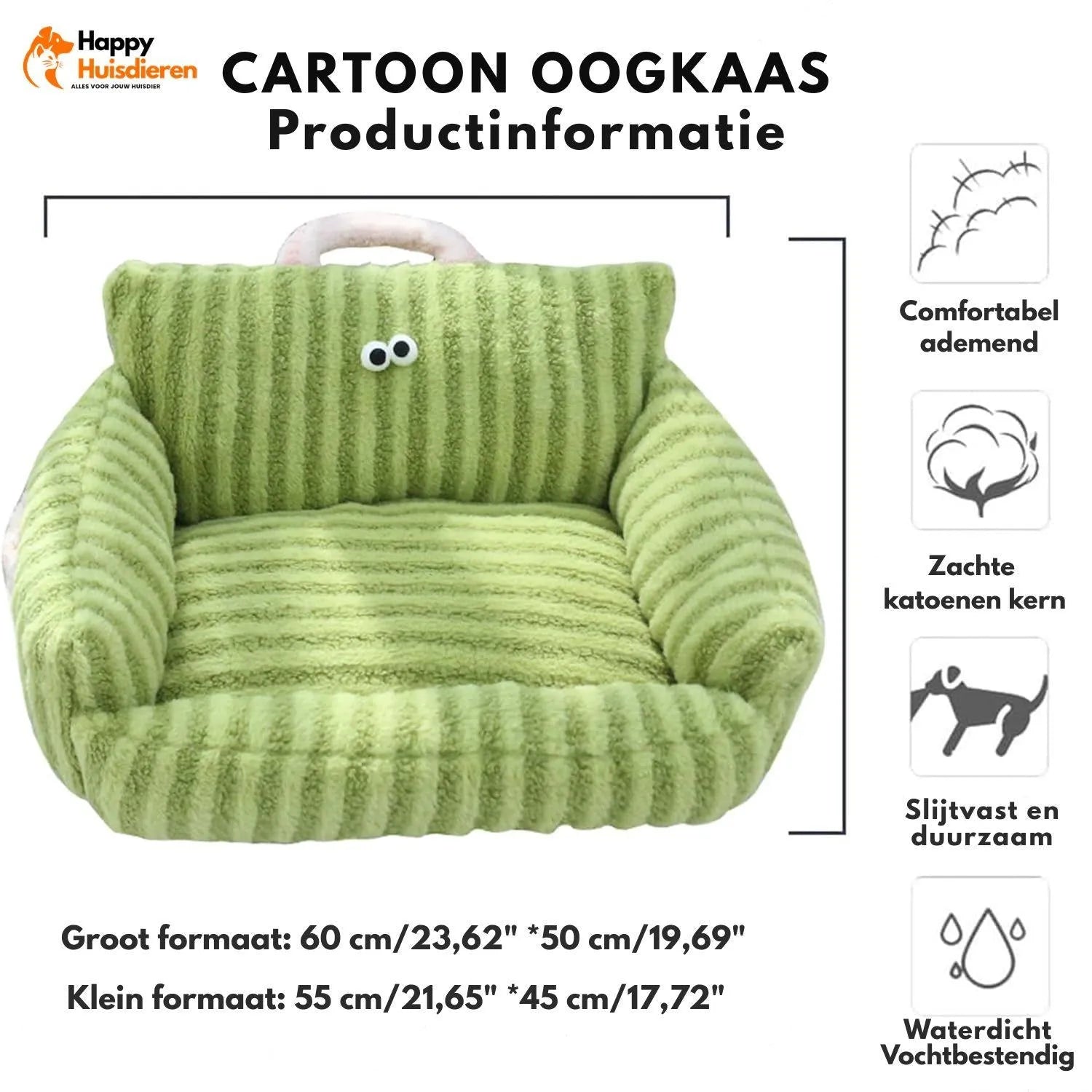 PetCloud Lounge | Luxe Huisdierenbank met Afneembare Hoes & Ultiem Comfort