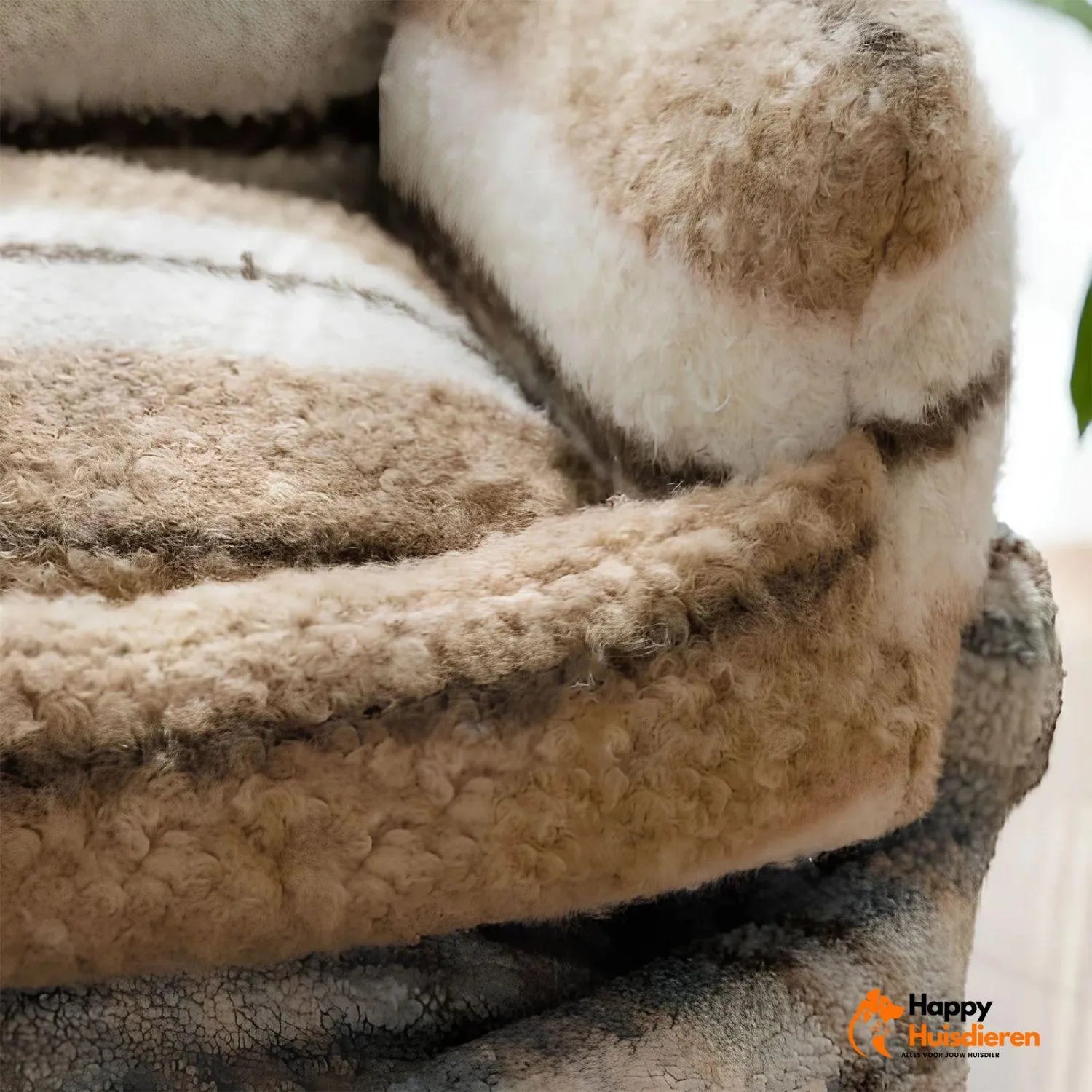 PetHaven Sofa | Fluwelen Ligbed voor Kat en Hond