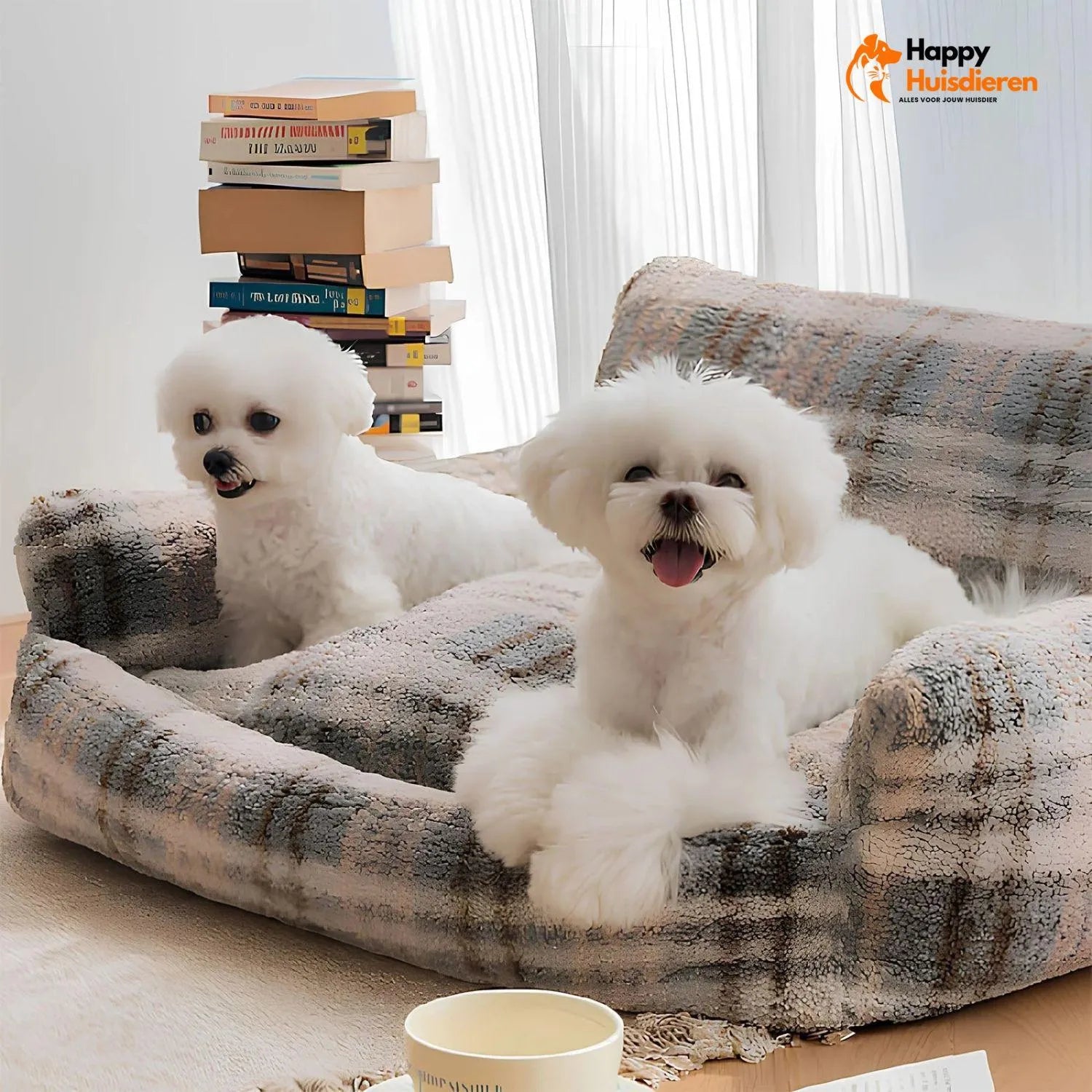 PetHaven Sofa | Fluwelen Ligbed voor Kat en Hond