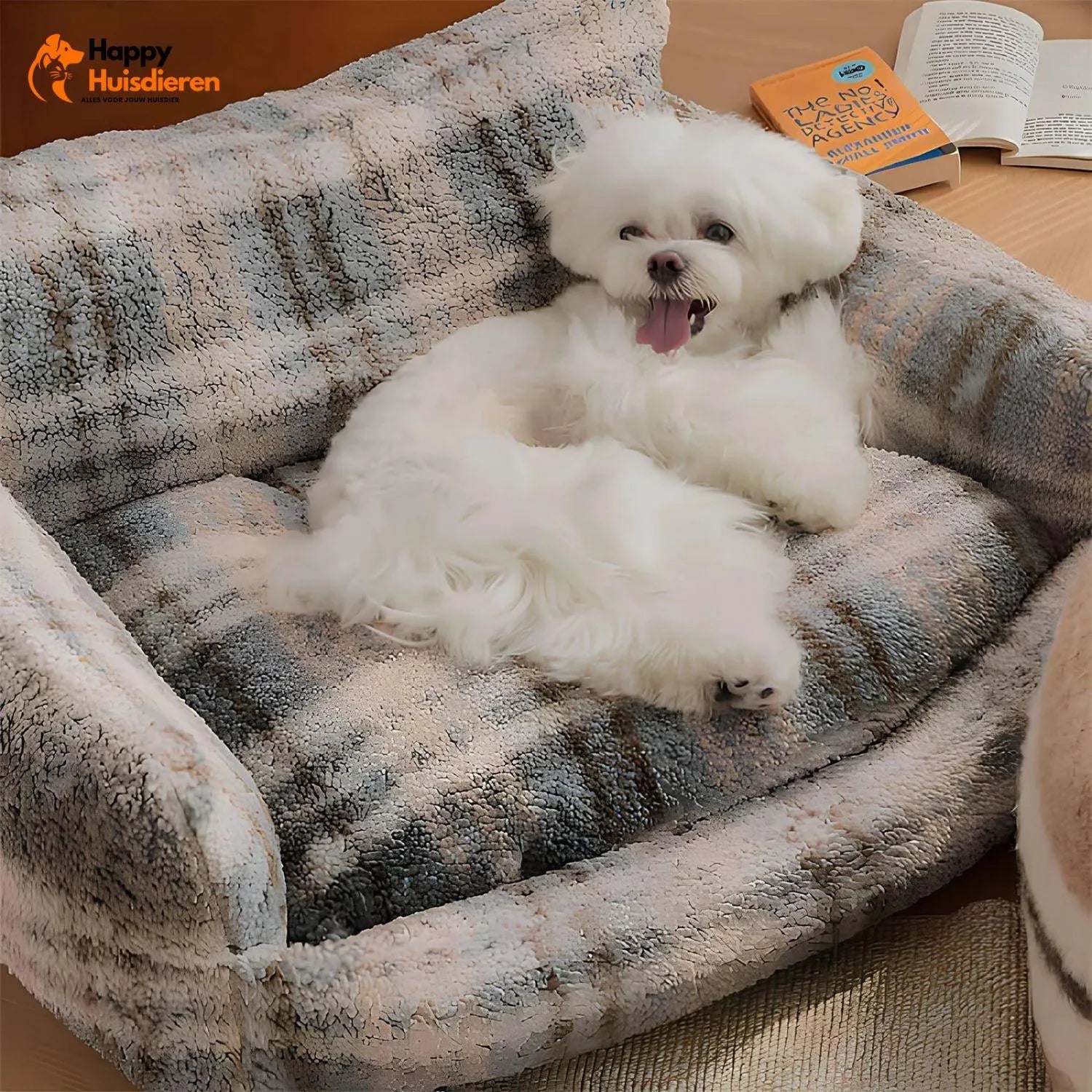 PetHaven Sofa | Fluwelen Ligbed voor Kat en Hond