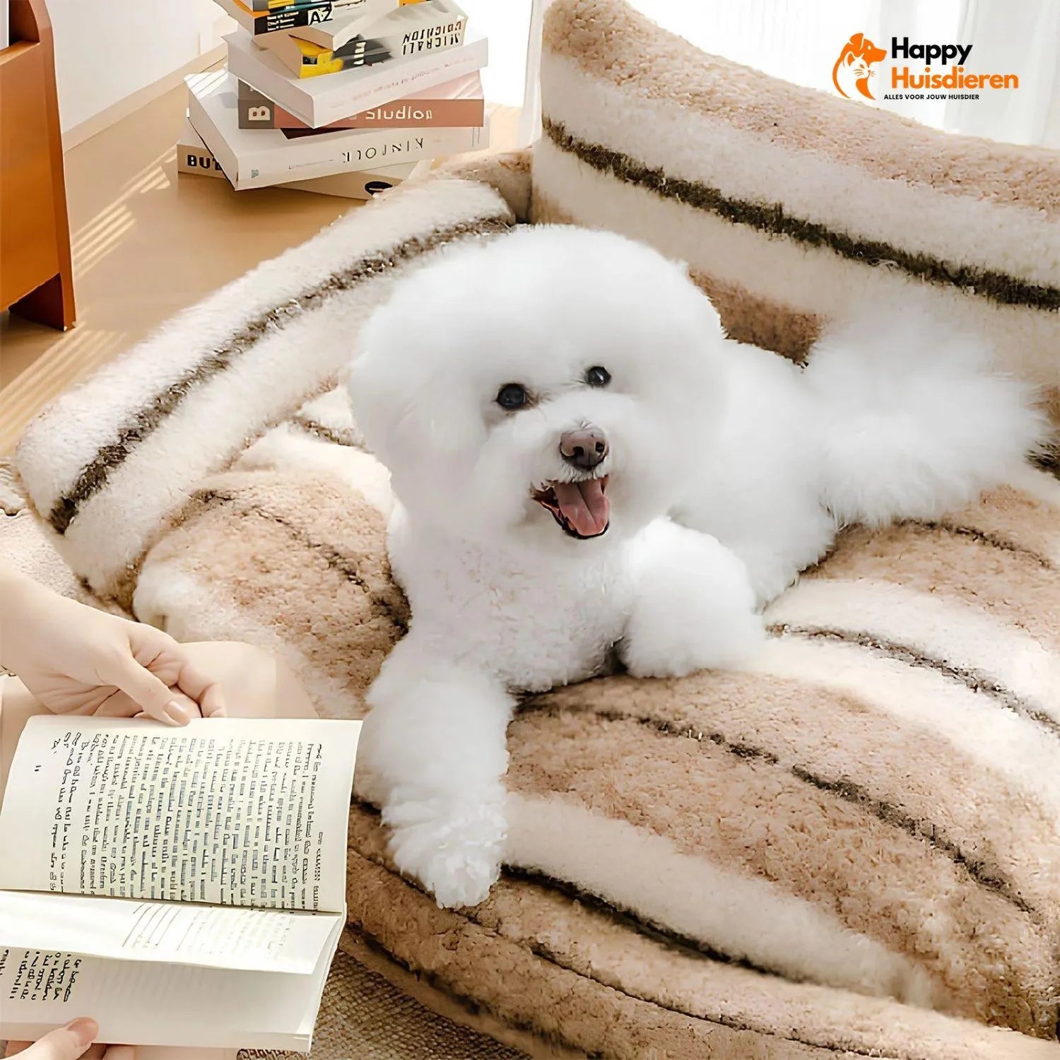 PetHaven Sofa | Fluwelen Ligbed voor Kat en Hond