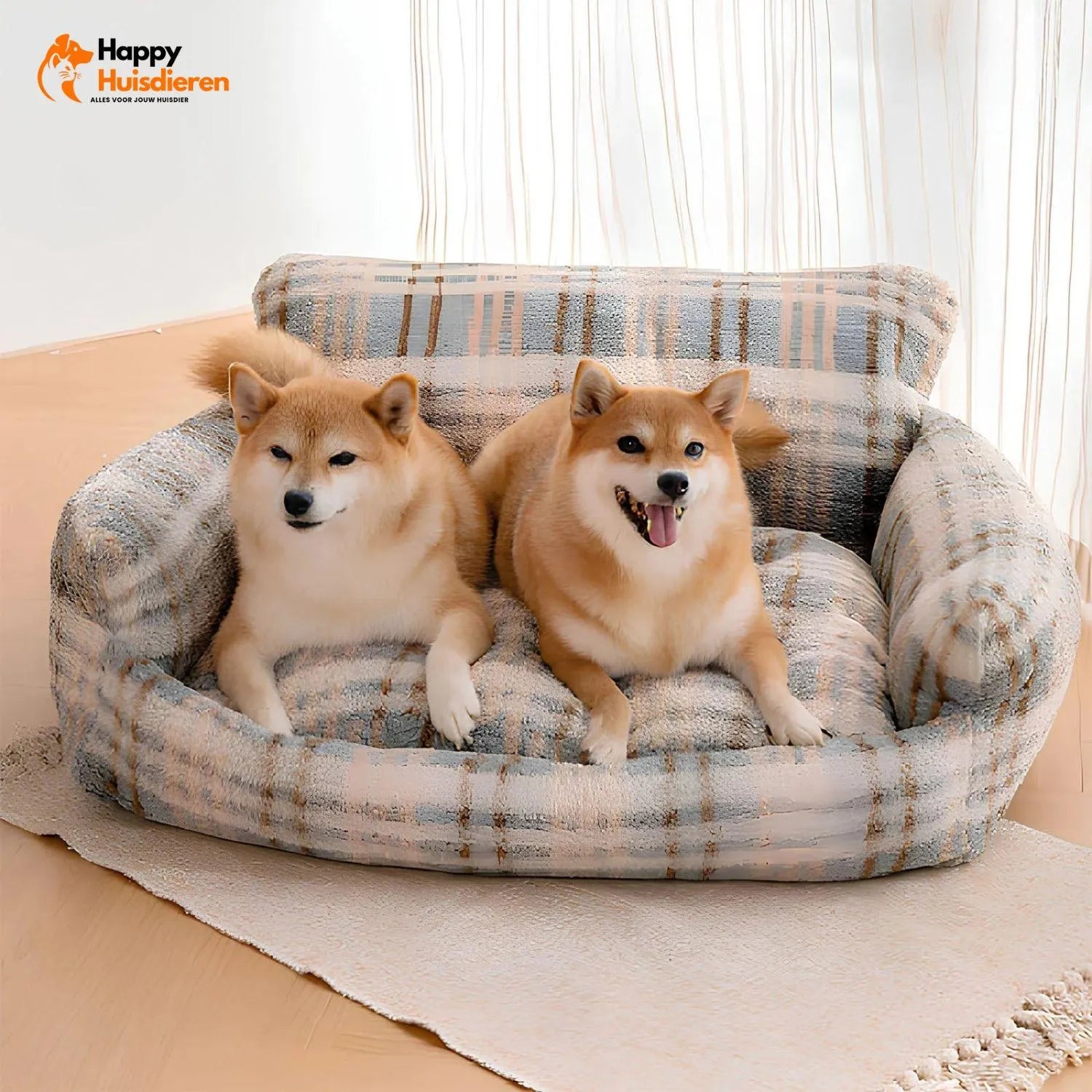 PetHaven Sofa | Fluwelen Ligbed voor Kat en Hond